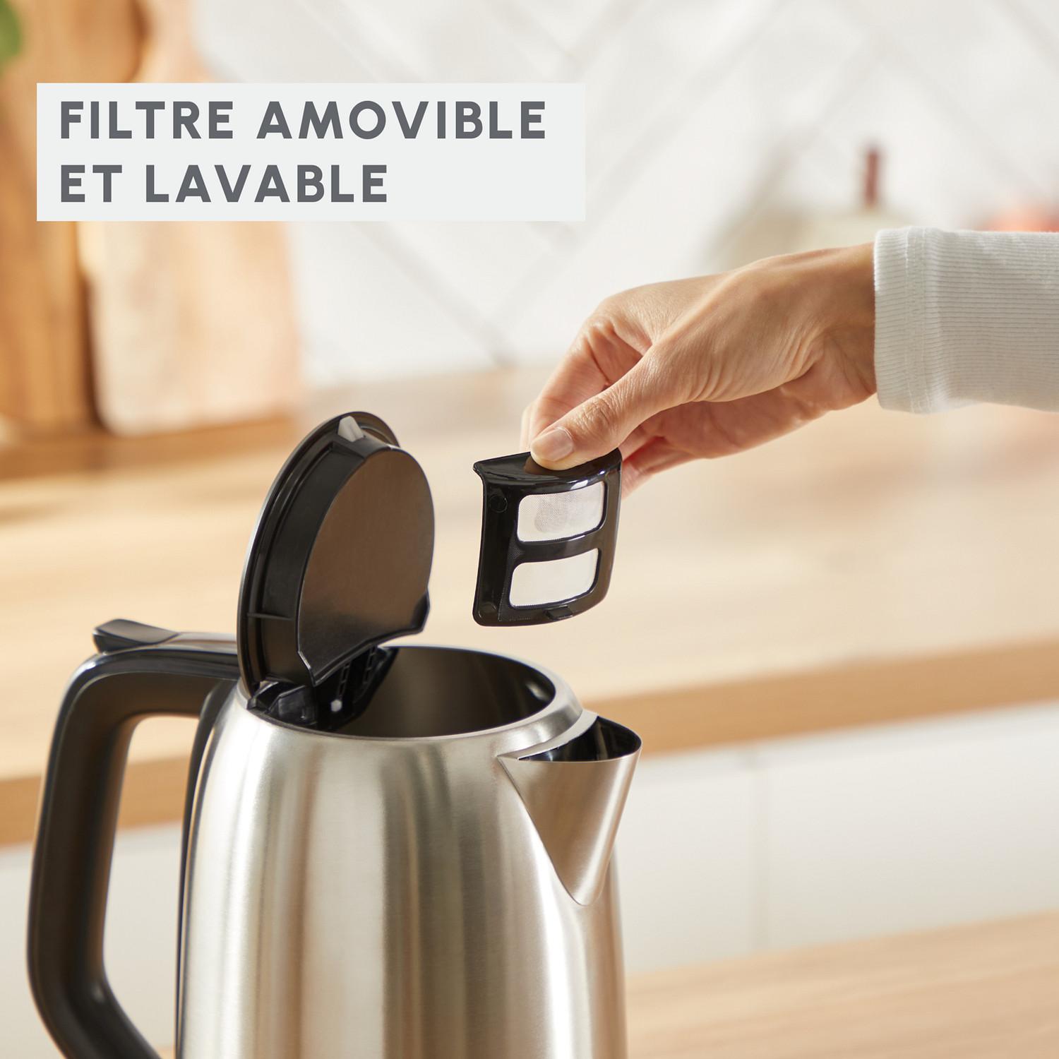 Voir la diapositive 5 : MOULINEX Bouilloire électrique BY5S0DE0 - Inox