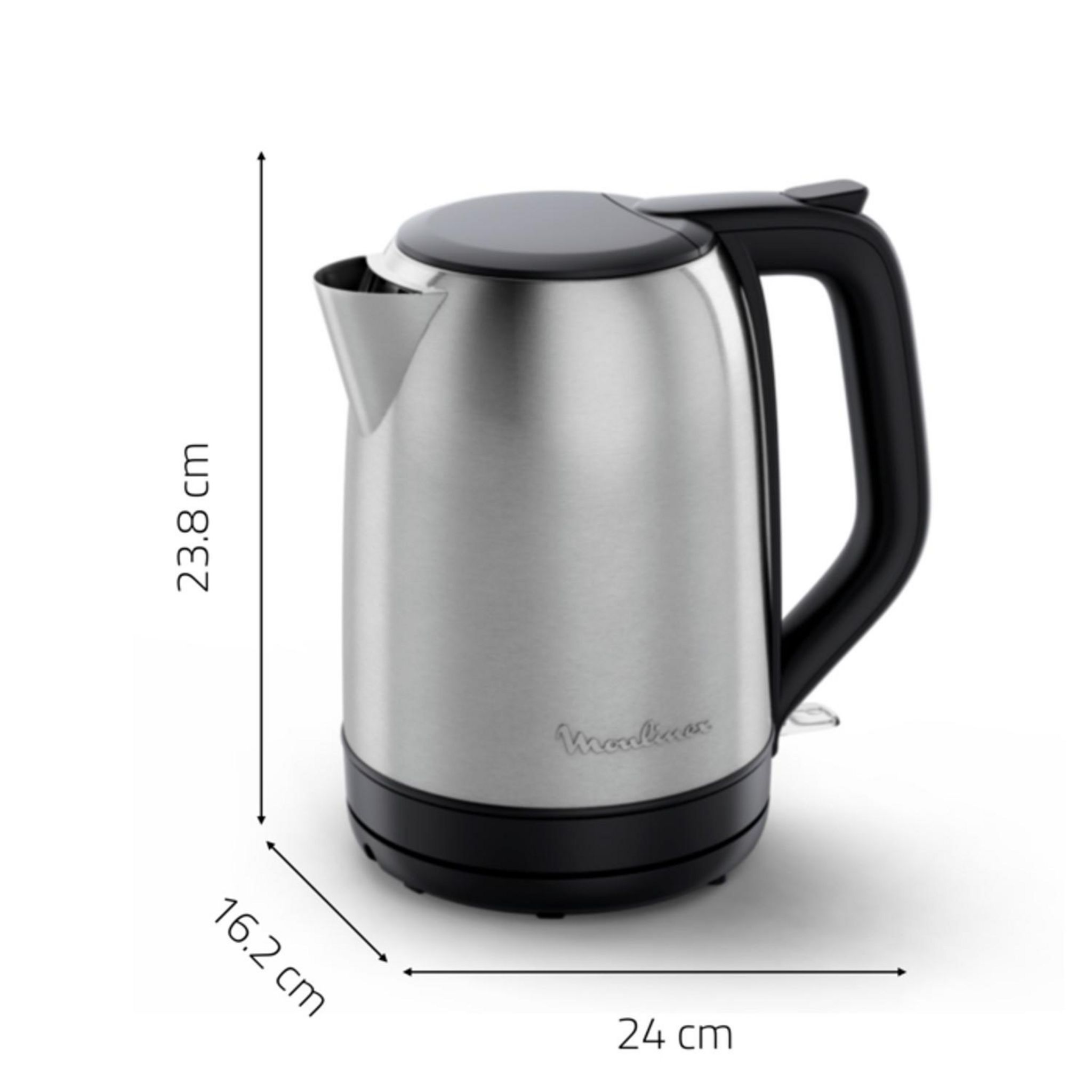 Voir la diapositive 7 : MOULINEX Bouilloire électrique BY5S0DE0 - Inox