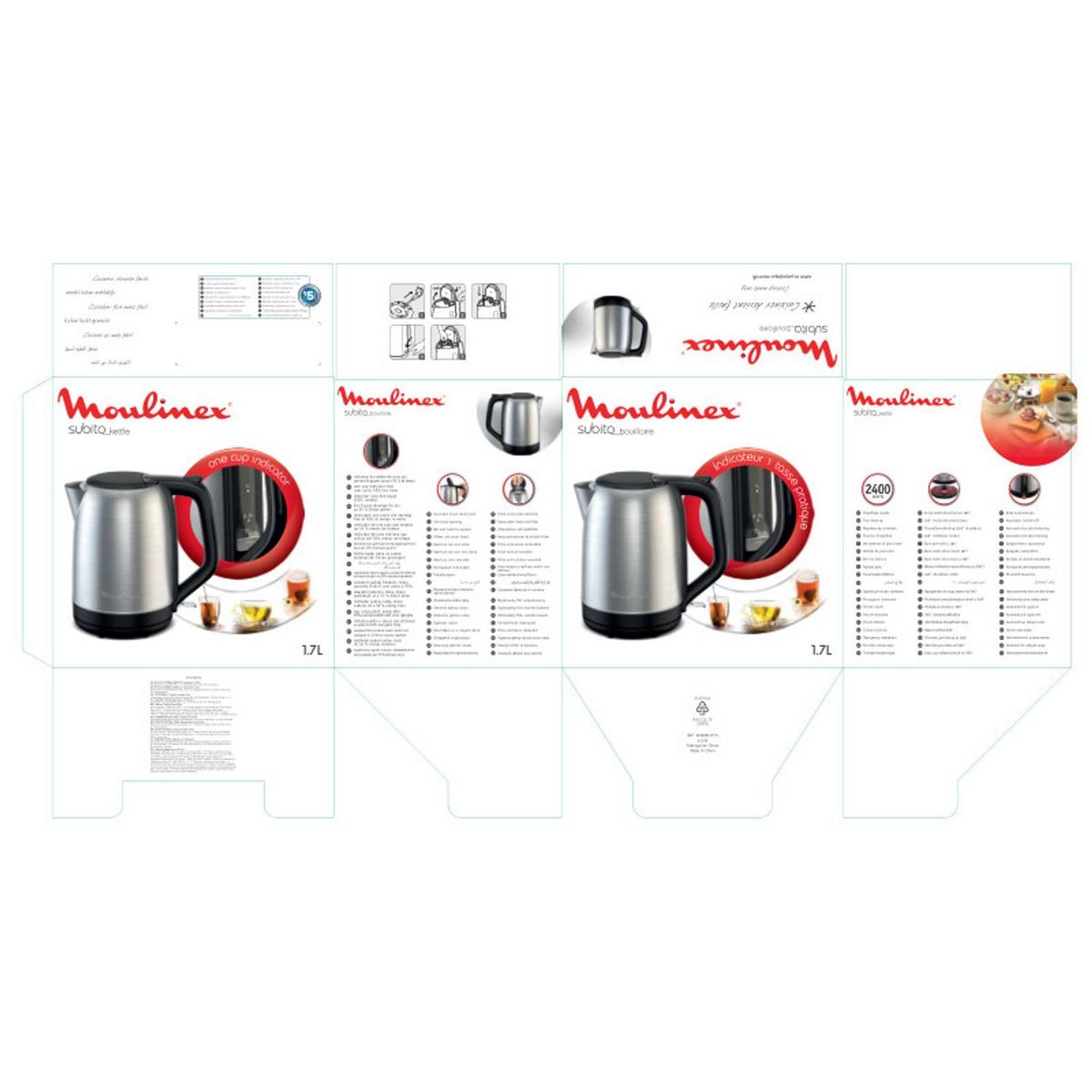 MOULINEX Bouilloire électrique BY5S0DE0 - Inox