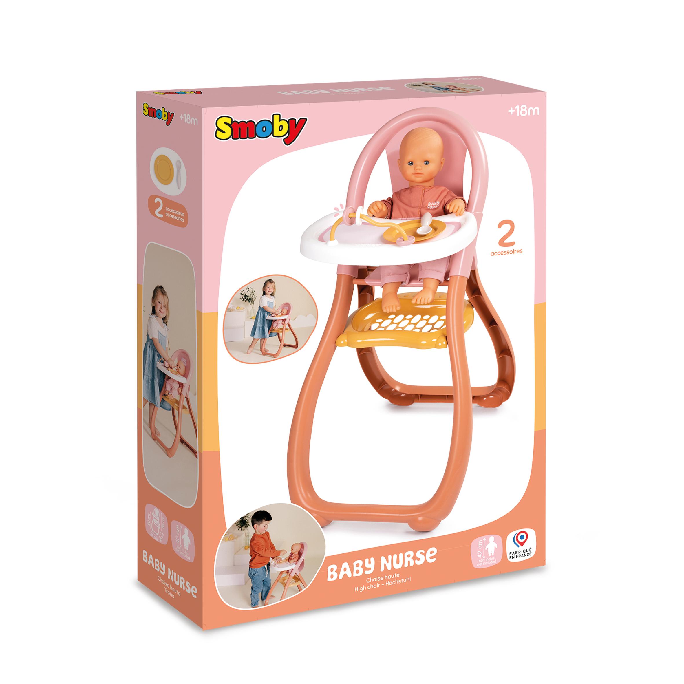Voir la diapositive 7 : SMOBY Chaise Haute Baby Nurse