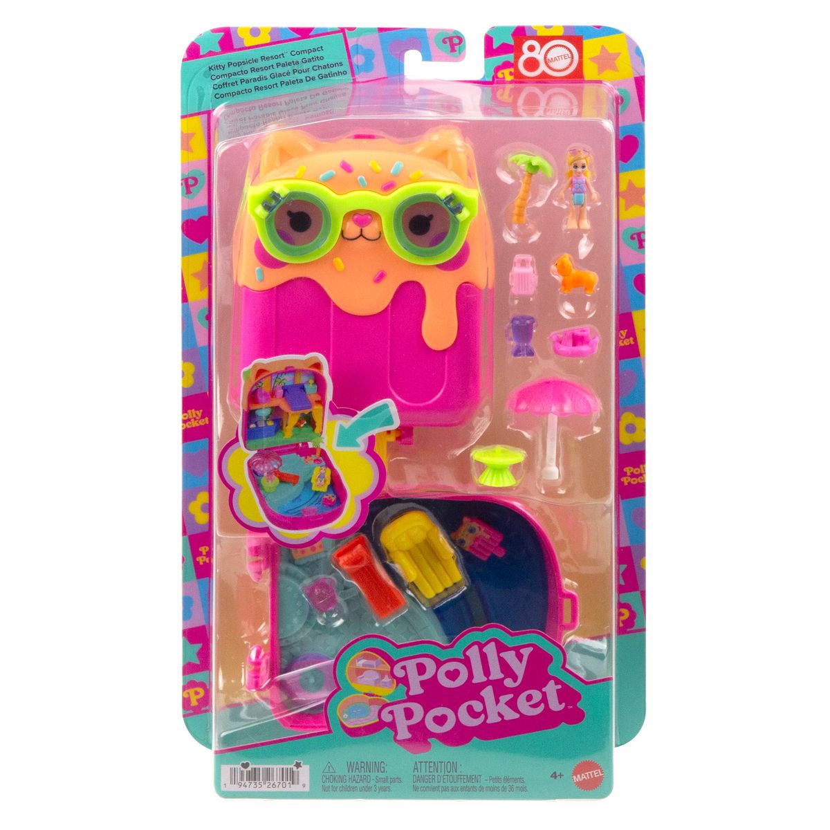 MATTEL Polly Pocket Coffret Sorbet Du Chaton