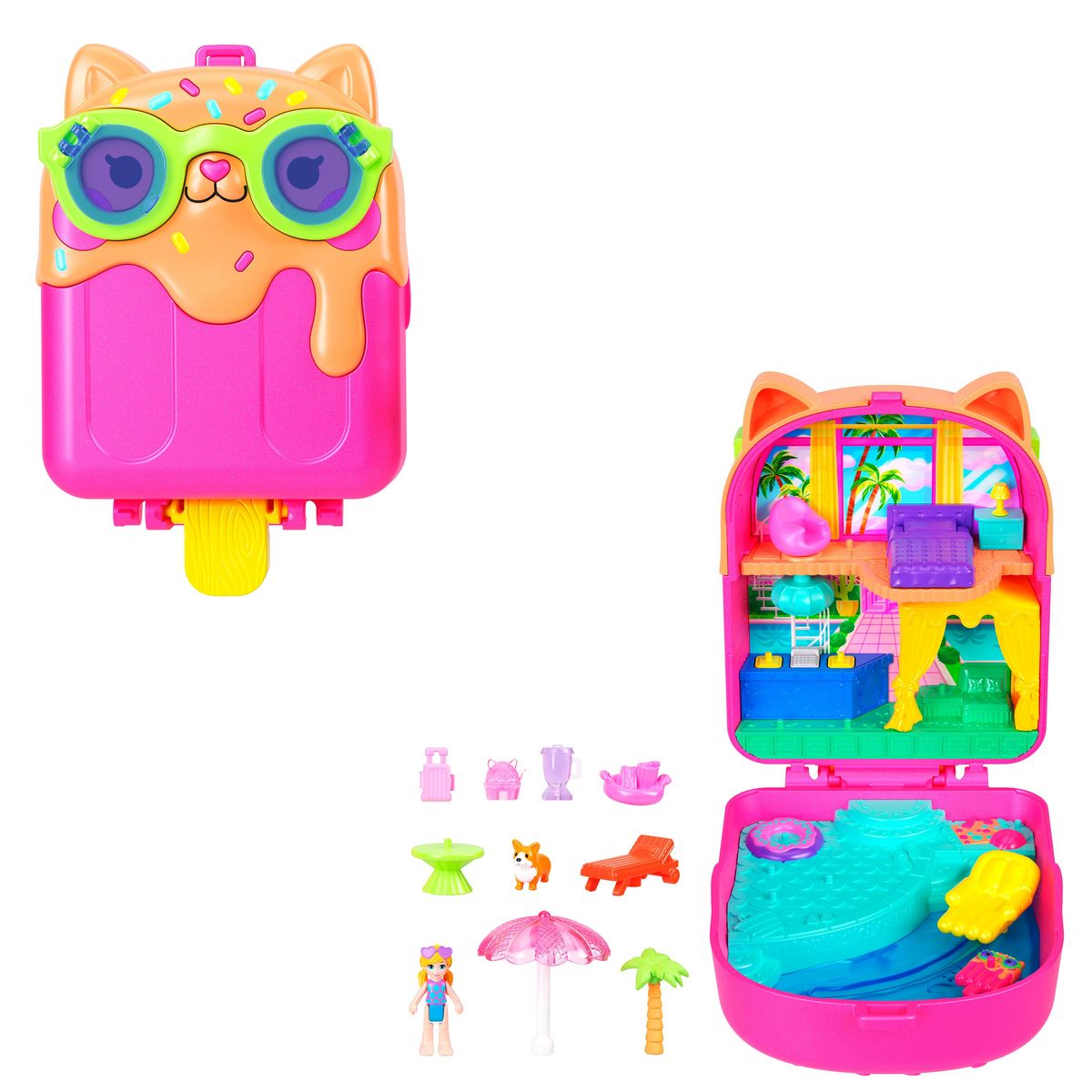 MATTEL Polly Pocket Coffret Sorbet Du Chaton
