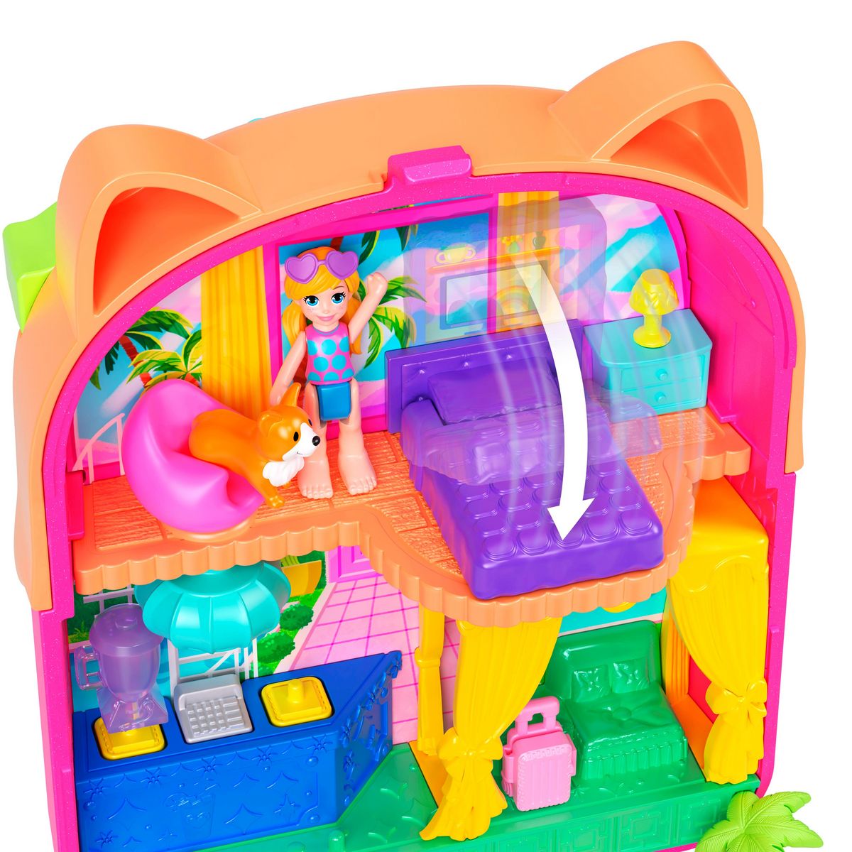 MATTEL Polly Pocket Coffret Sorbet Du Chaton