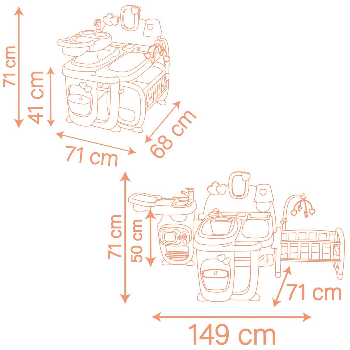 SMOBY Grande Maison de bébés