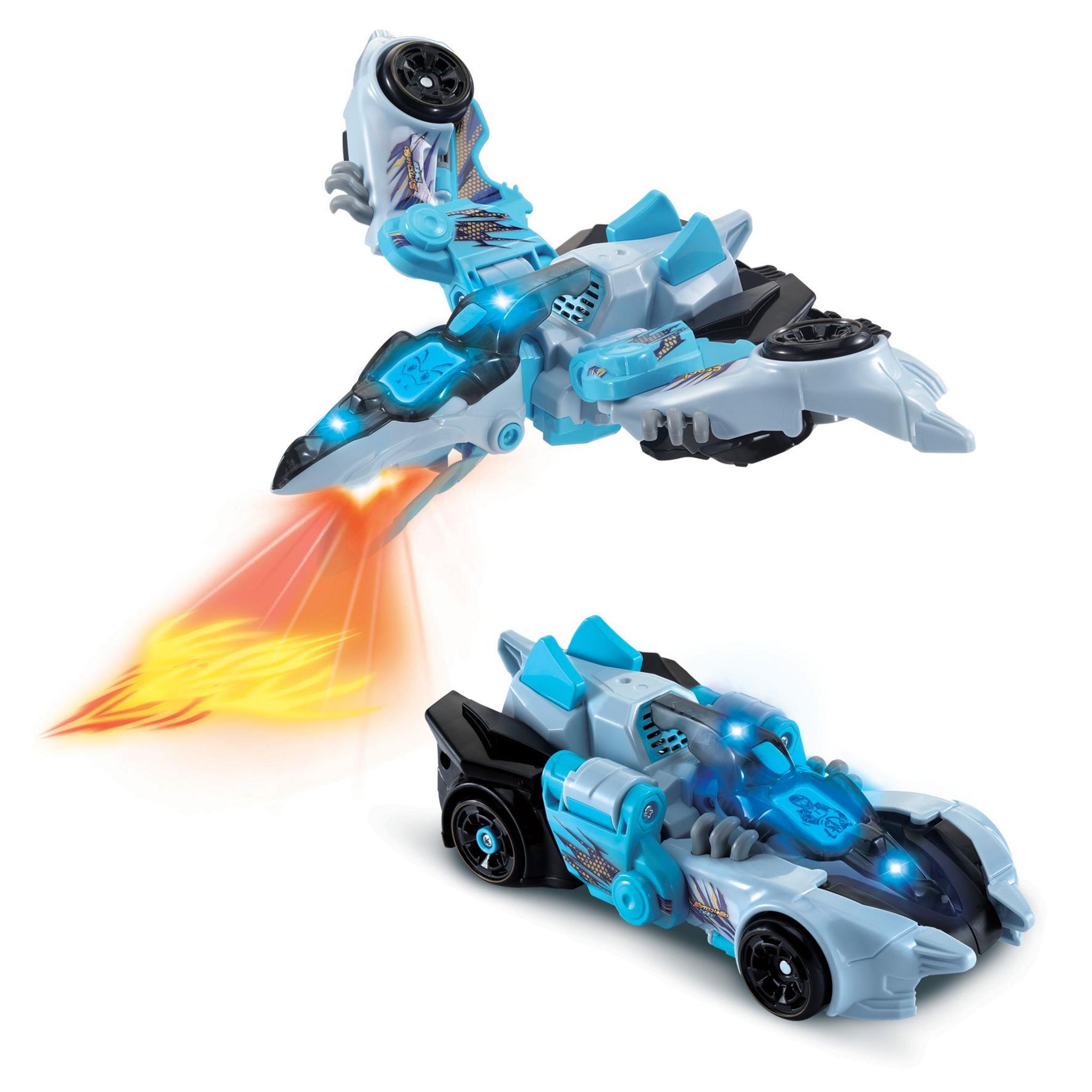 Voir la diapositive 3 : VTECH Switch & Go Dinos Fire - Steel, le super Ptérodactyle