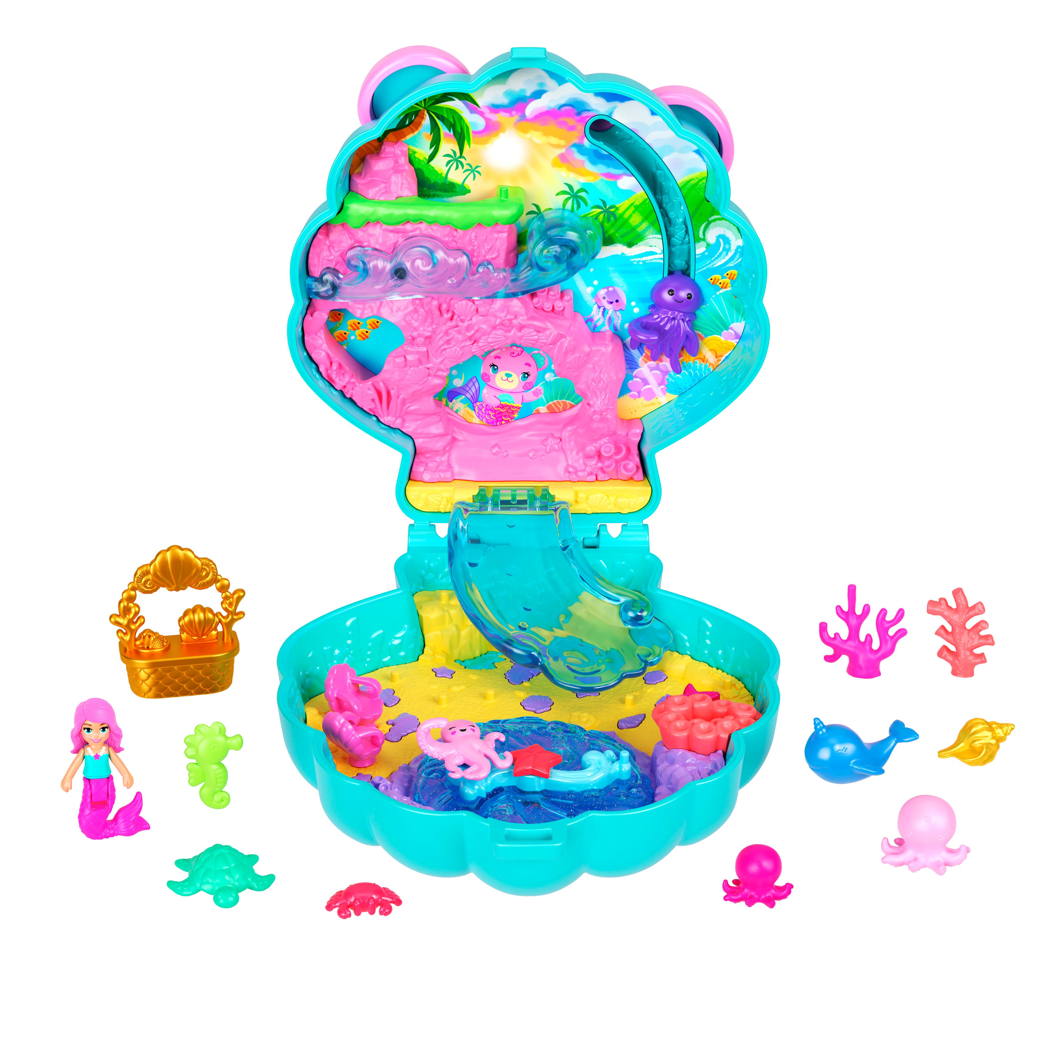Voir la diapositive 3 : MATTEL Coffret ourson des îles Polly Pocket