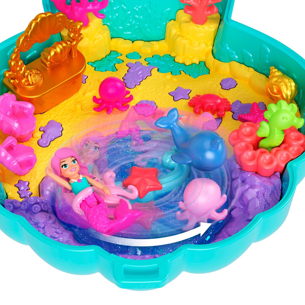 MATTEL Coffret ourson des îles Polly Pocket