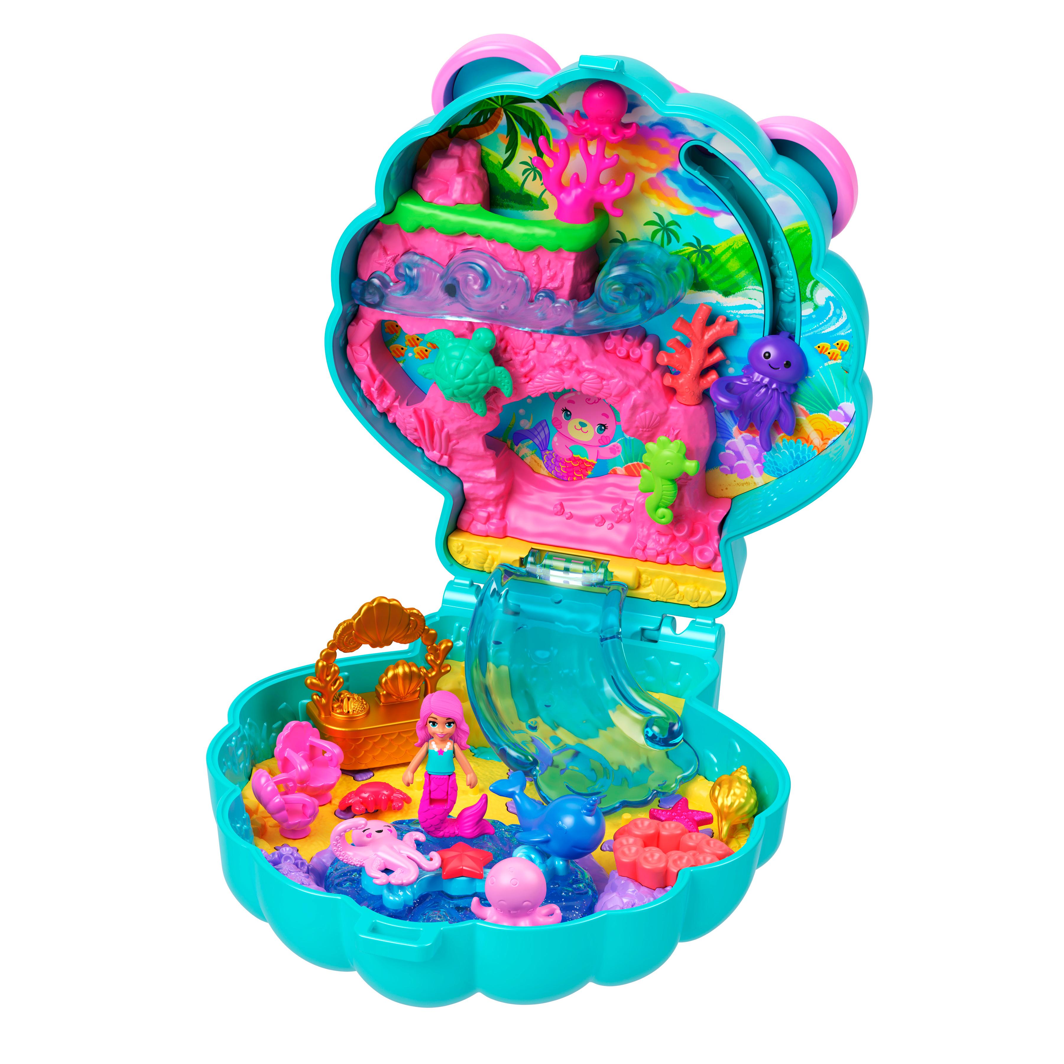 Voir la diapositive 10 : MATTEL Coffret ourson des îles Polly Pocket