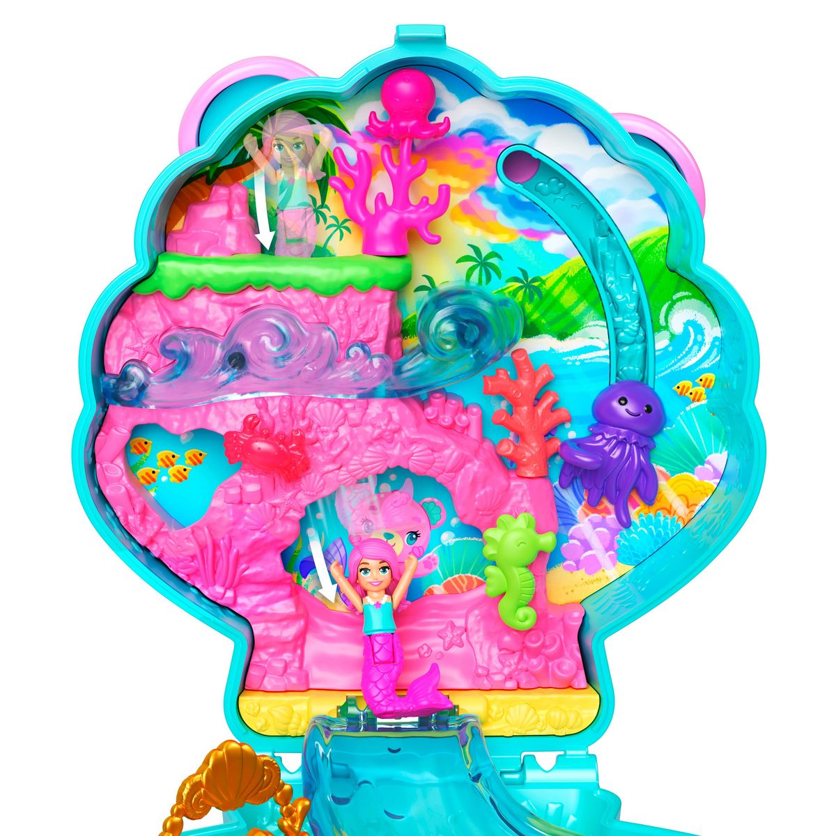 MATTEL Coffret ourson des îles Polly Pocket