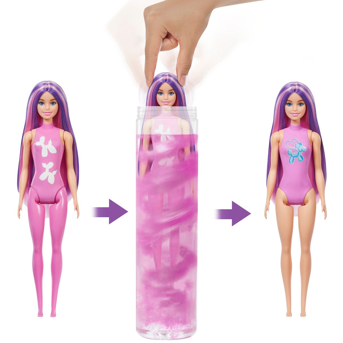 MATTEL Poupée Barbie Color Reveal Ballon