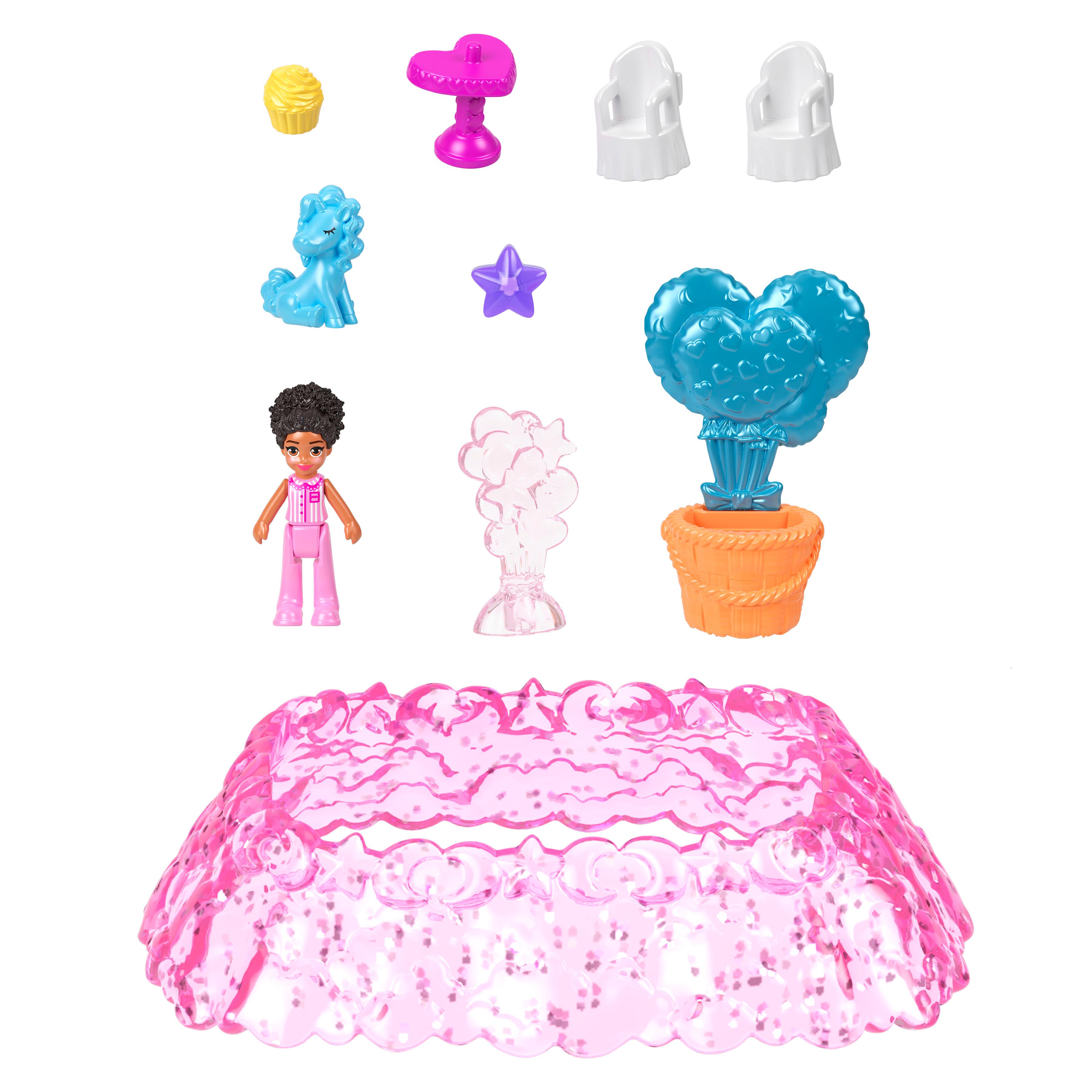 Voir la diapositive 2 : MATTEL Polly Pocket - Coffret Agneau Féérique