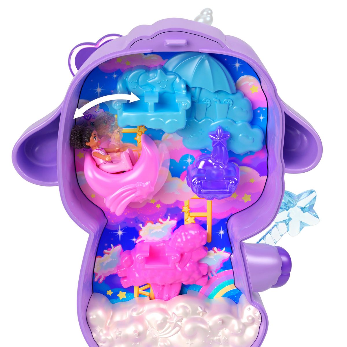 MATTEL Polly Pocket - Coffret Agneau Féérique