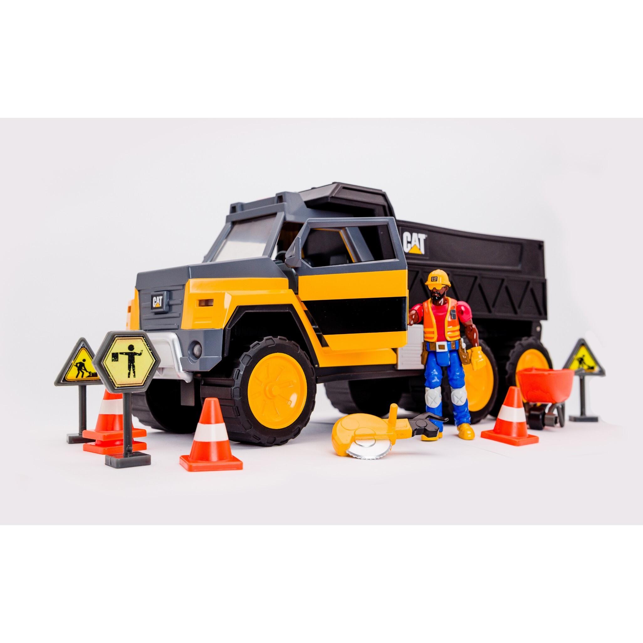Voir la diapositive 5 : CAT Camion Benne Workforce Jaune et Noir