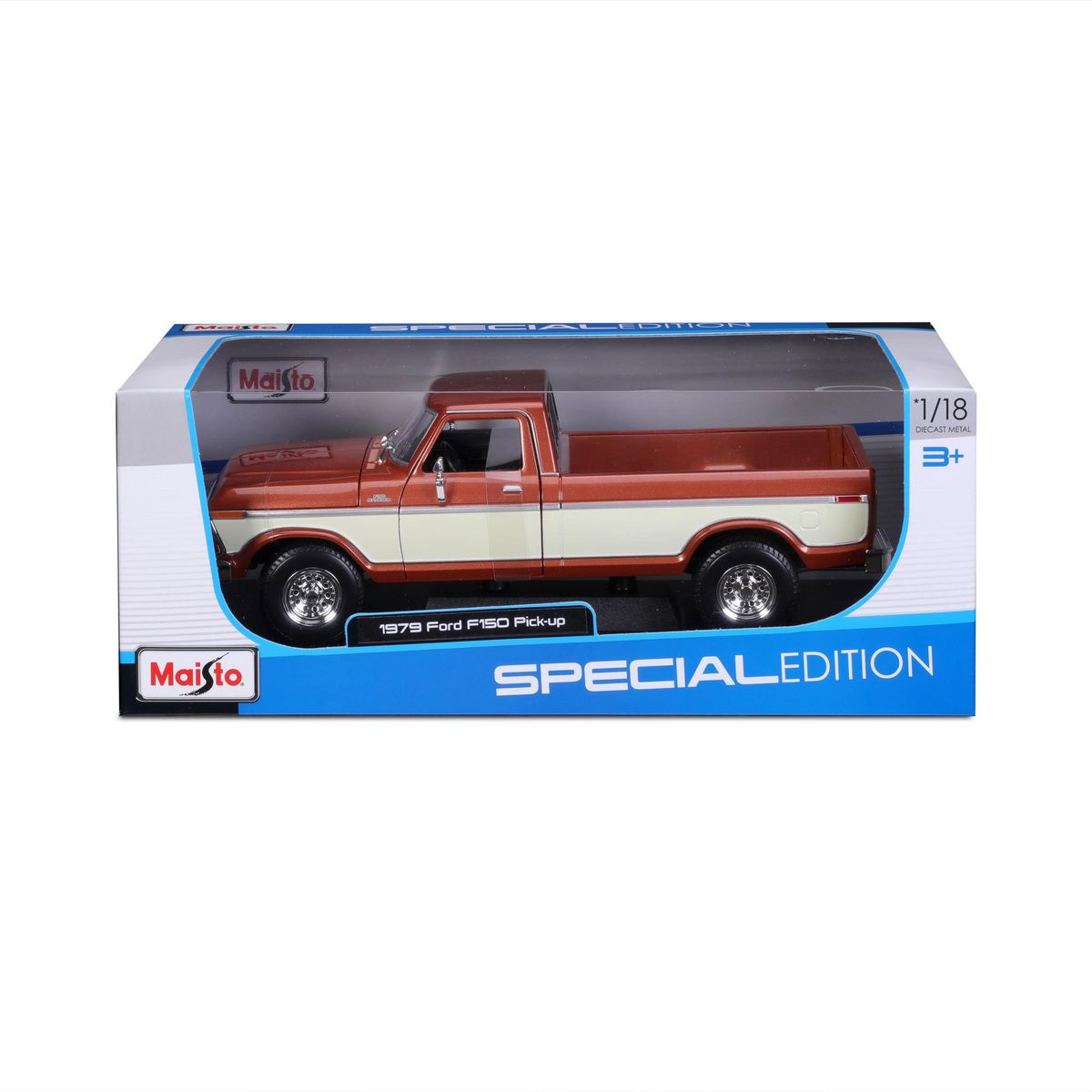 BBURAGO Voiture FORD F150 Pick Up - Marron
