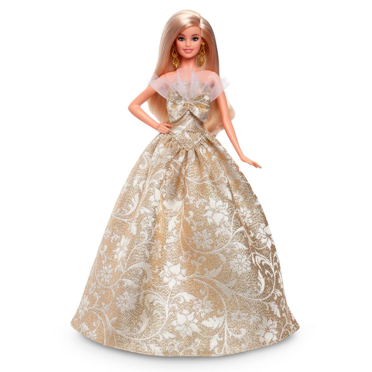 MATTEL Poupée Barbie Joyeux Noel Blonde