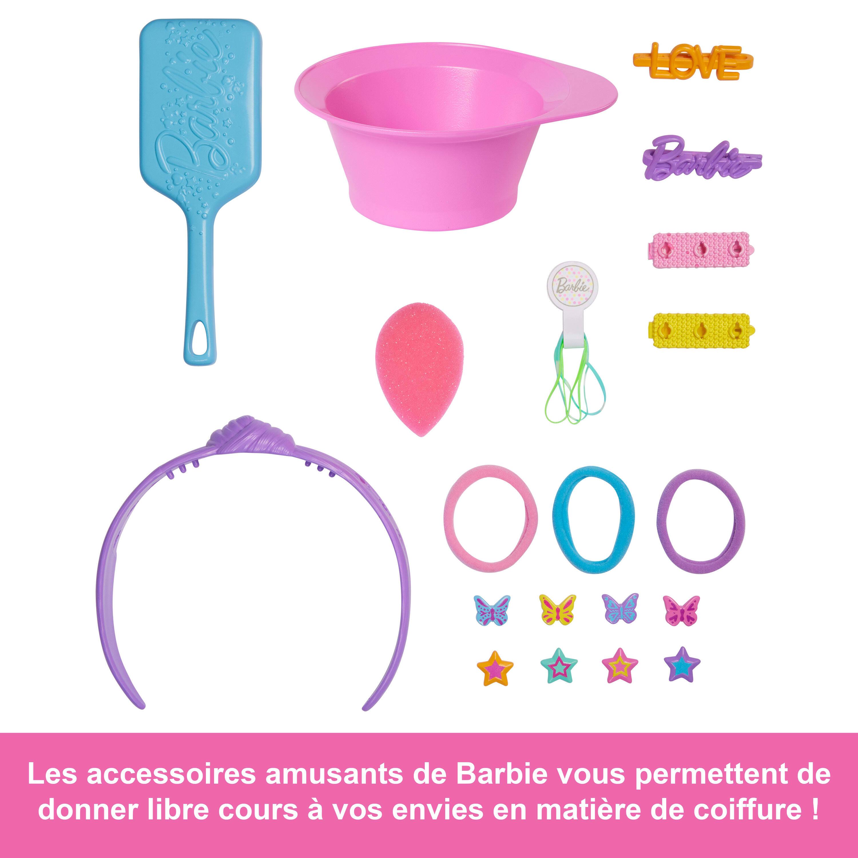 Voir la diapositive 2 : BARBIE Tête à coiffer Barbie - Brune
