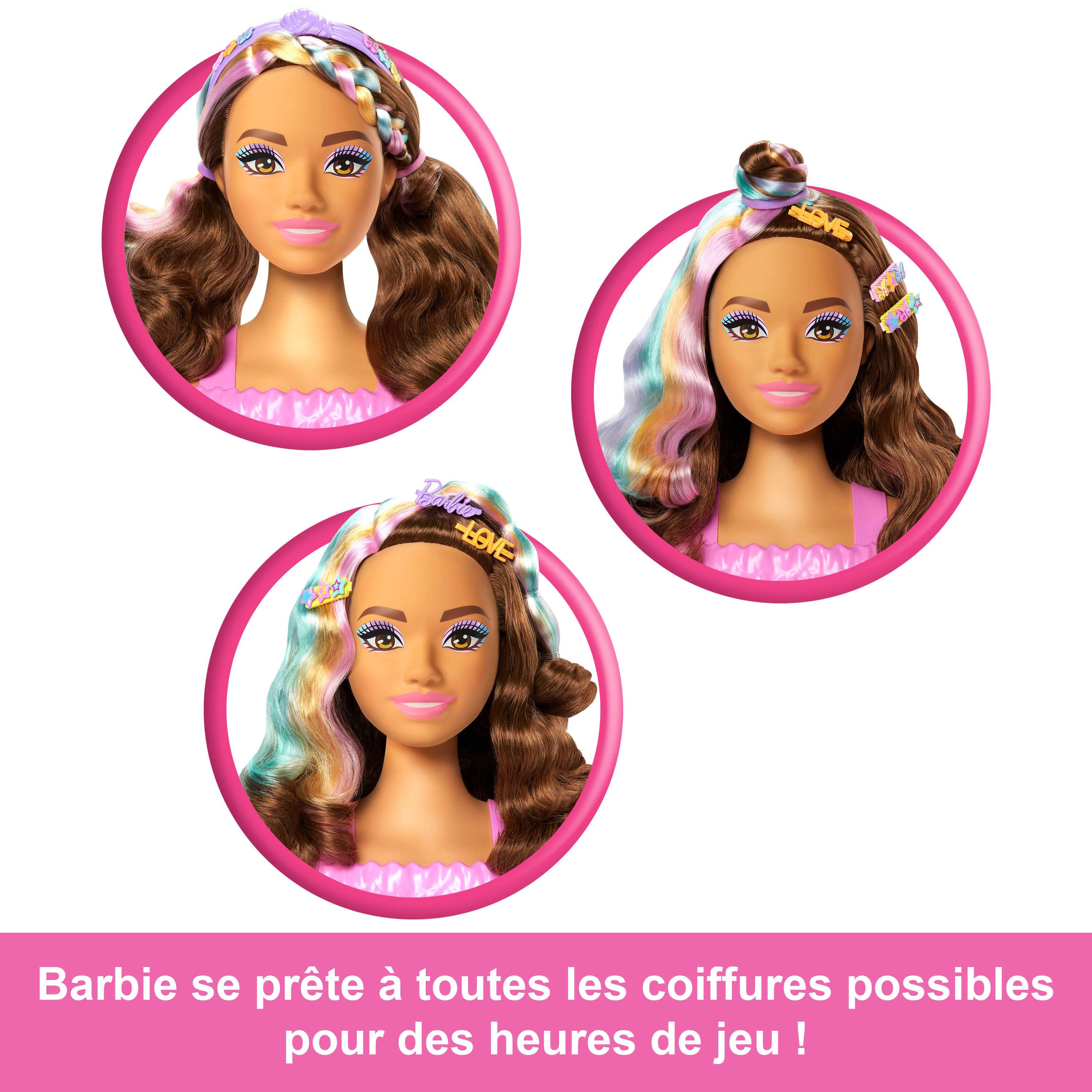 Voir la diapositive 6 : BARBIE Tête à coiffer Barbie - Brune
