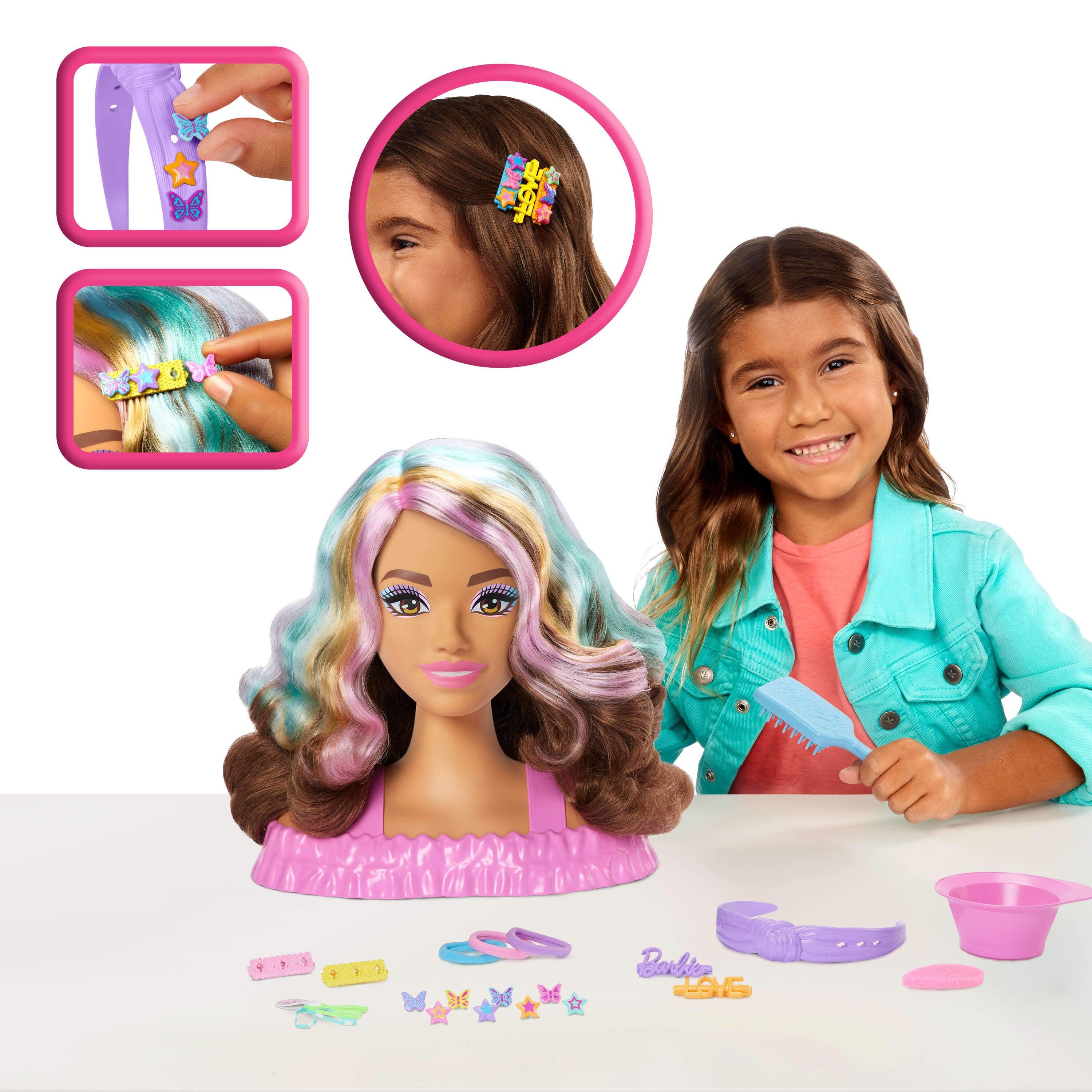 Voir la diapositive 10 : BARBIE Tête à coiffer Barbie - Brune