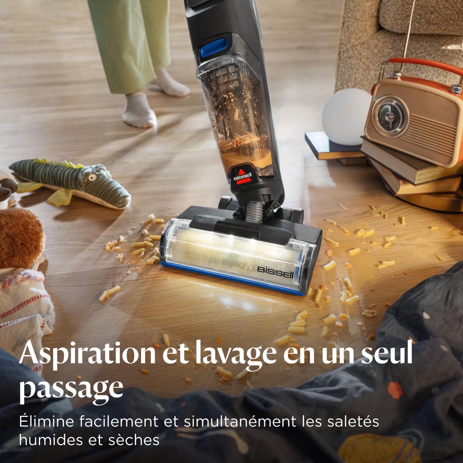 Voir la diapositive 3 : BISSELL Nettoyeur balai vapeur 4007N - Noir