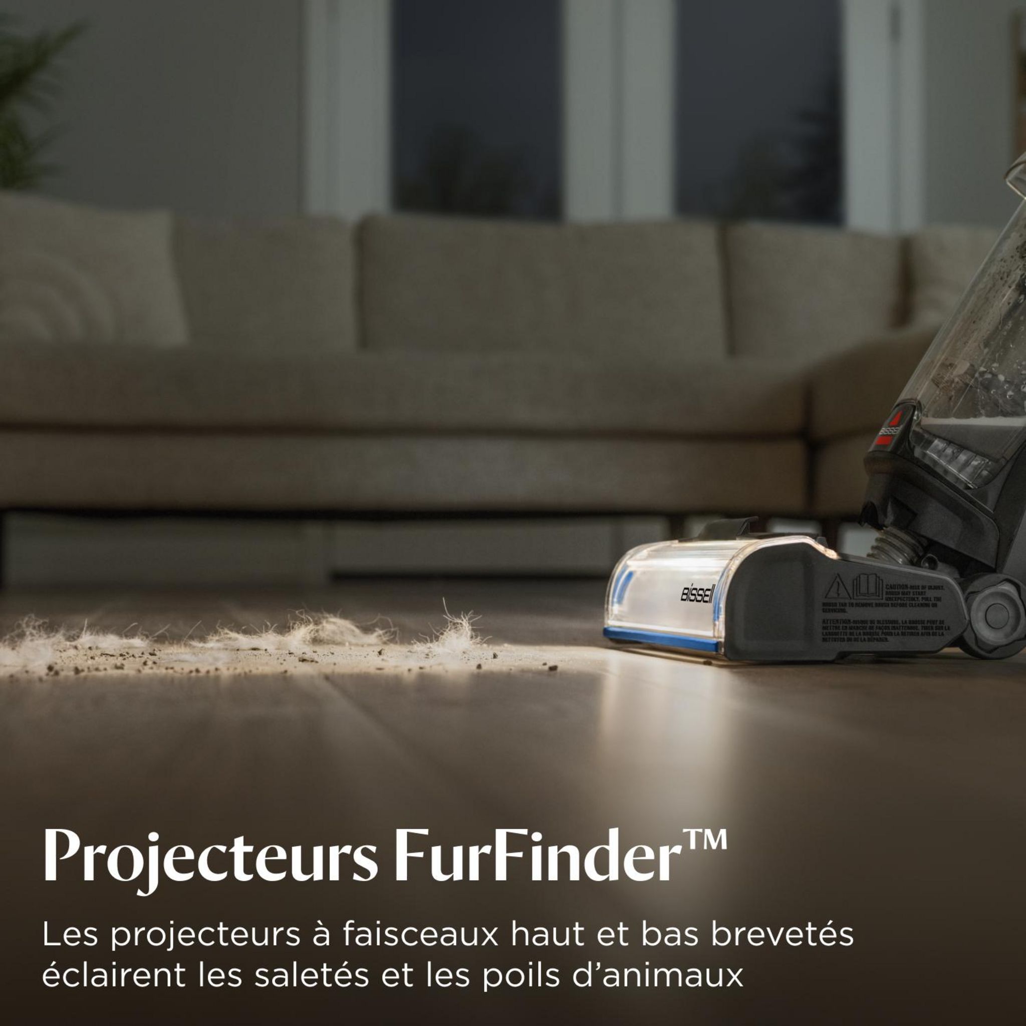 Voir la diapositive 4 : BISSELL Nettoyeur balai vapeur 4007N - Noir