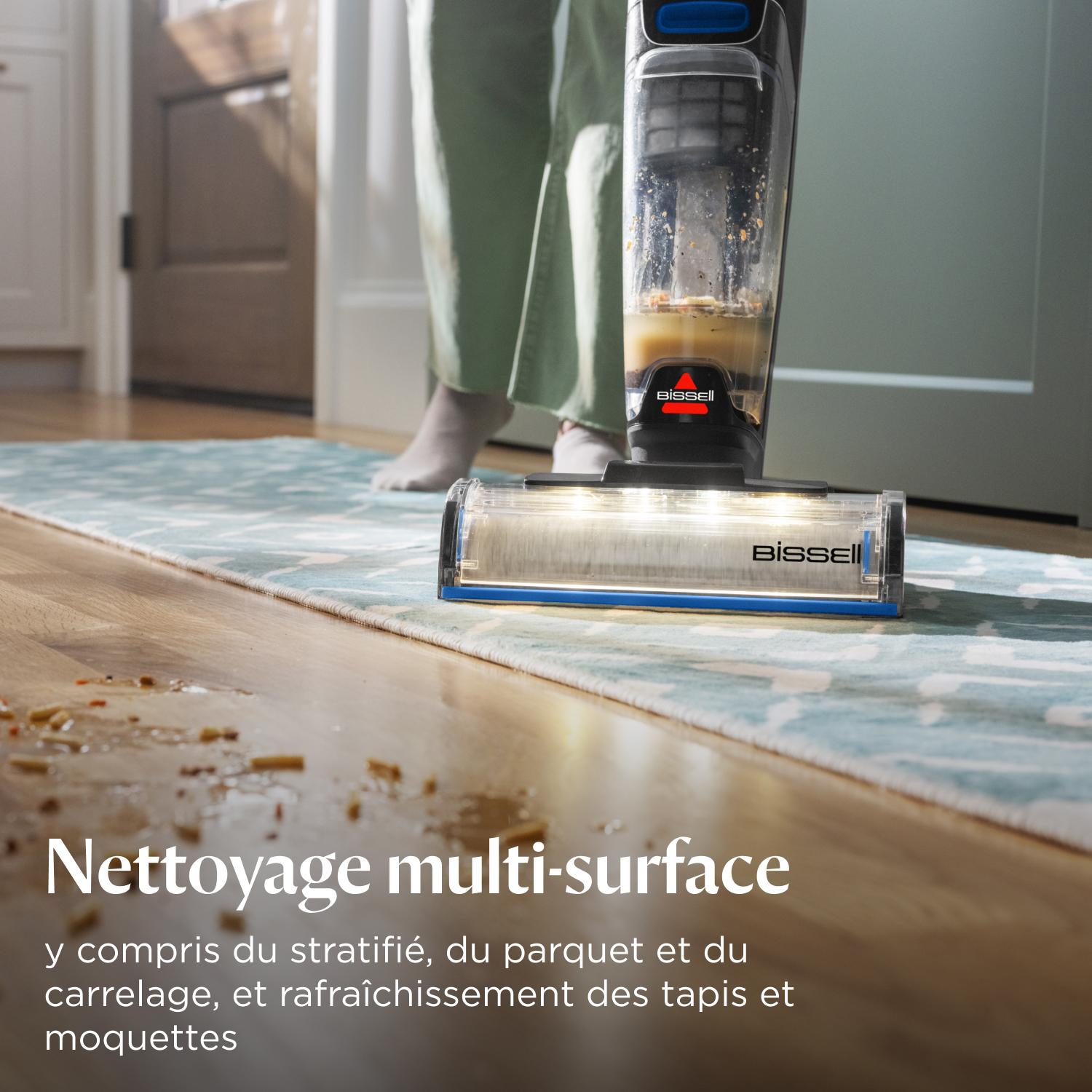 Voir la diapositive 6 : BISSELL Nettoyeur balai vapeur 4007N - Noir
