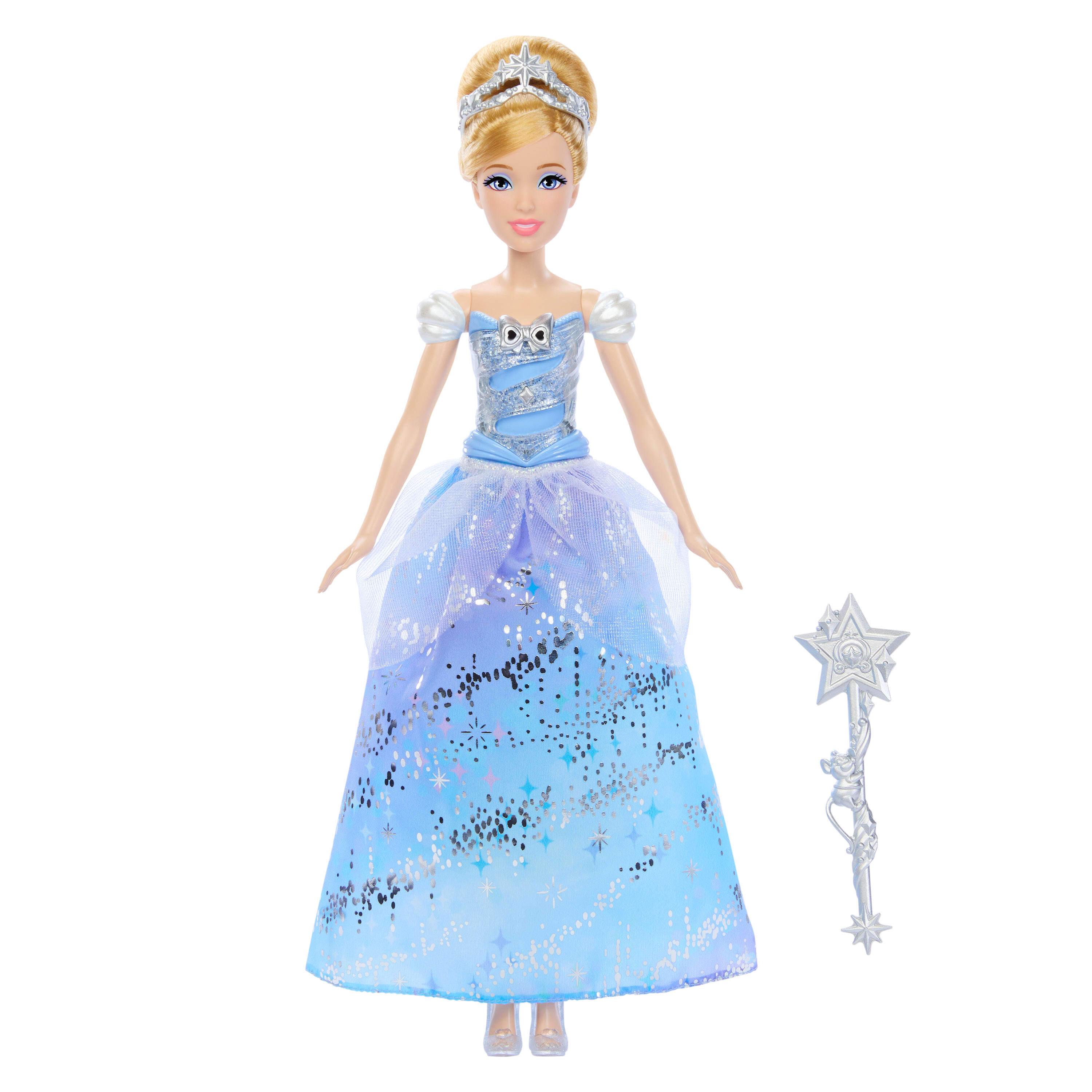 Voir la diapositive 2 : MATTEL Poupée Cendrillon et sa Robe Enchantée