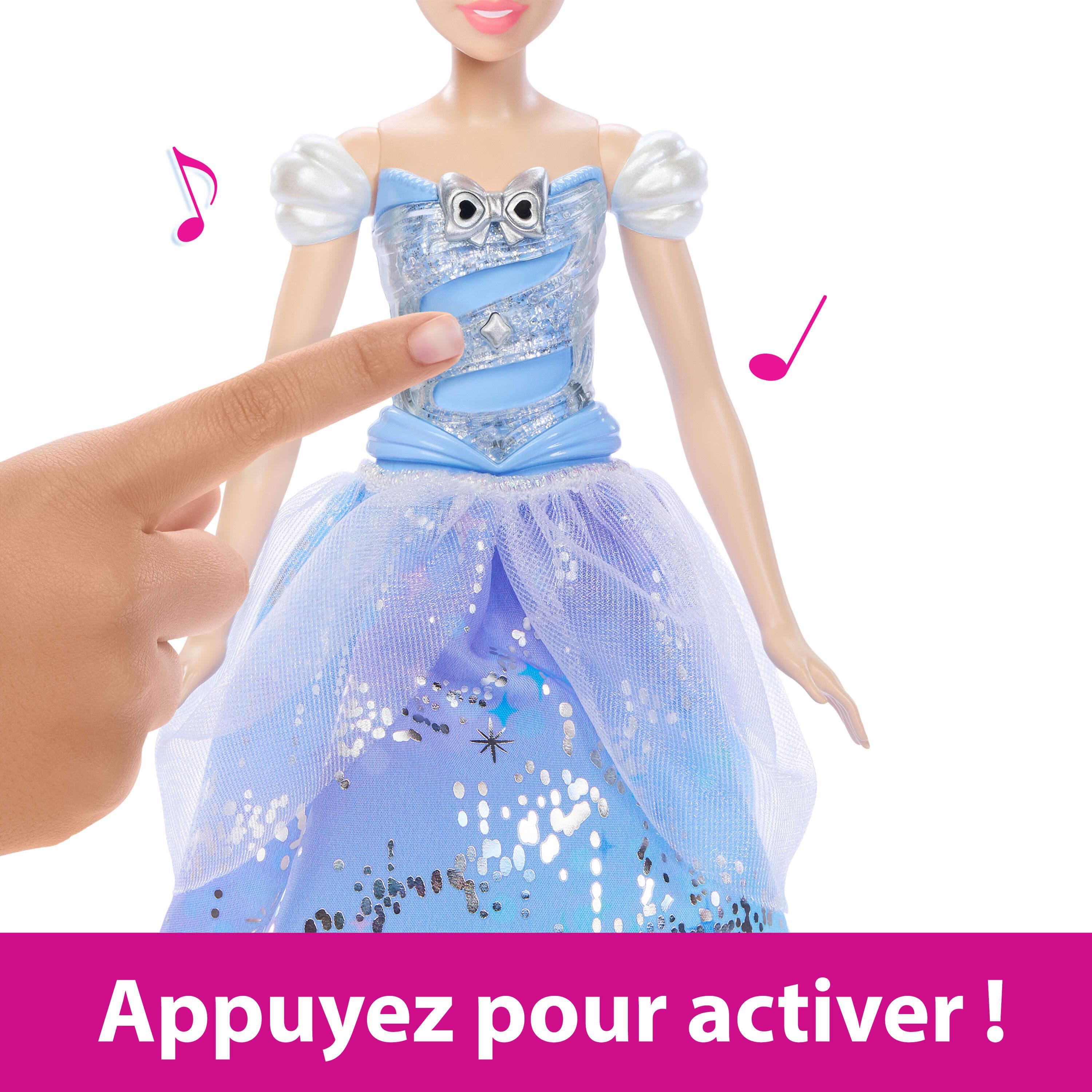 Voir la diapositive 5 : MATTEL Poupée Cendrillon et sa Robe Enchantée
