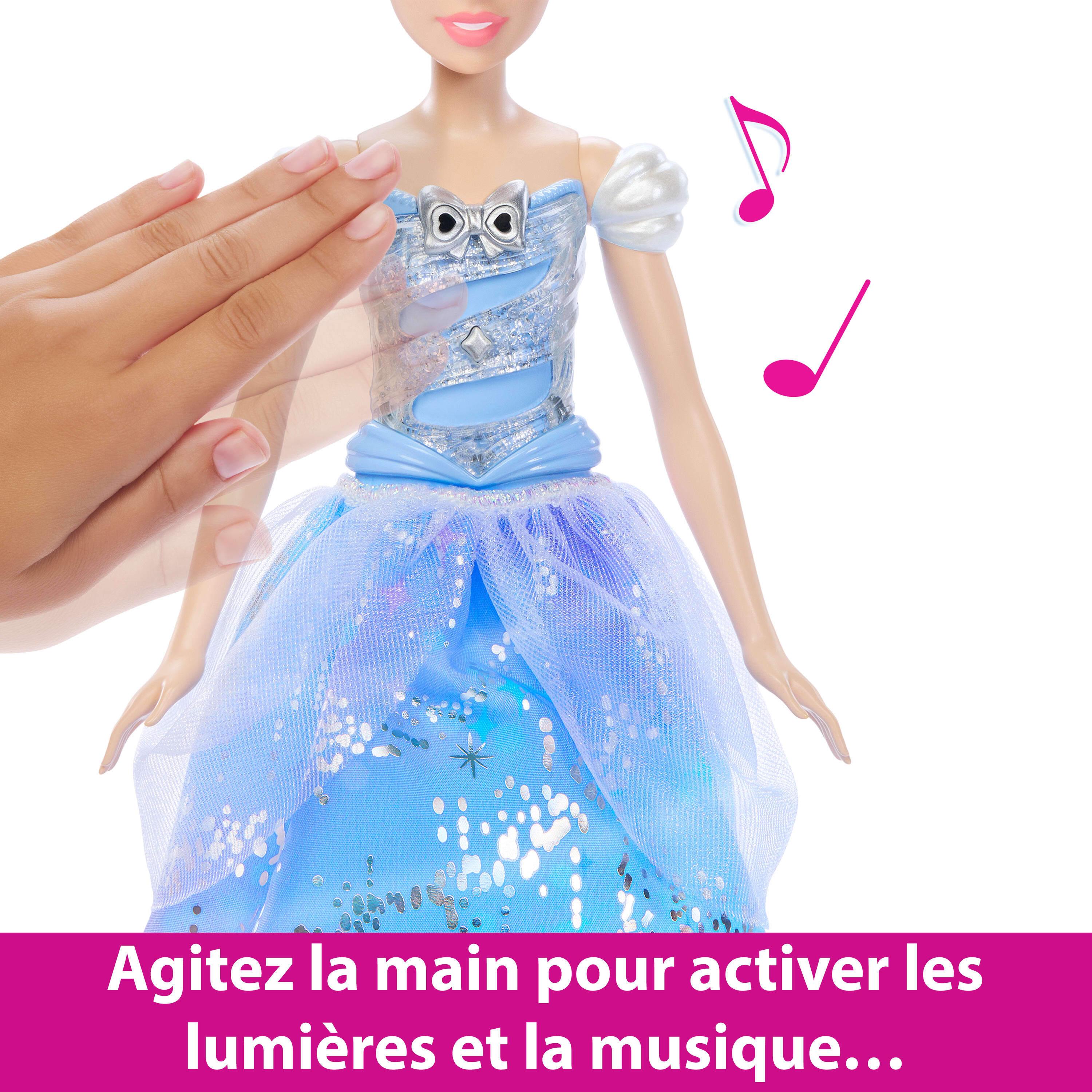 Voir la diapositive 6 : MATTEL Poupée Cendrillon et sa Robe Enchantée