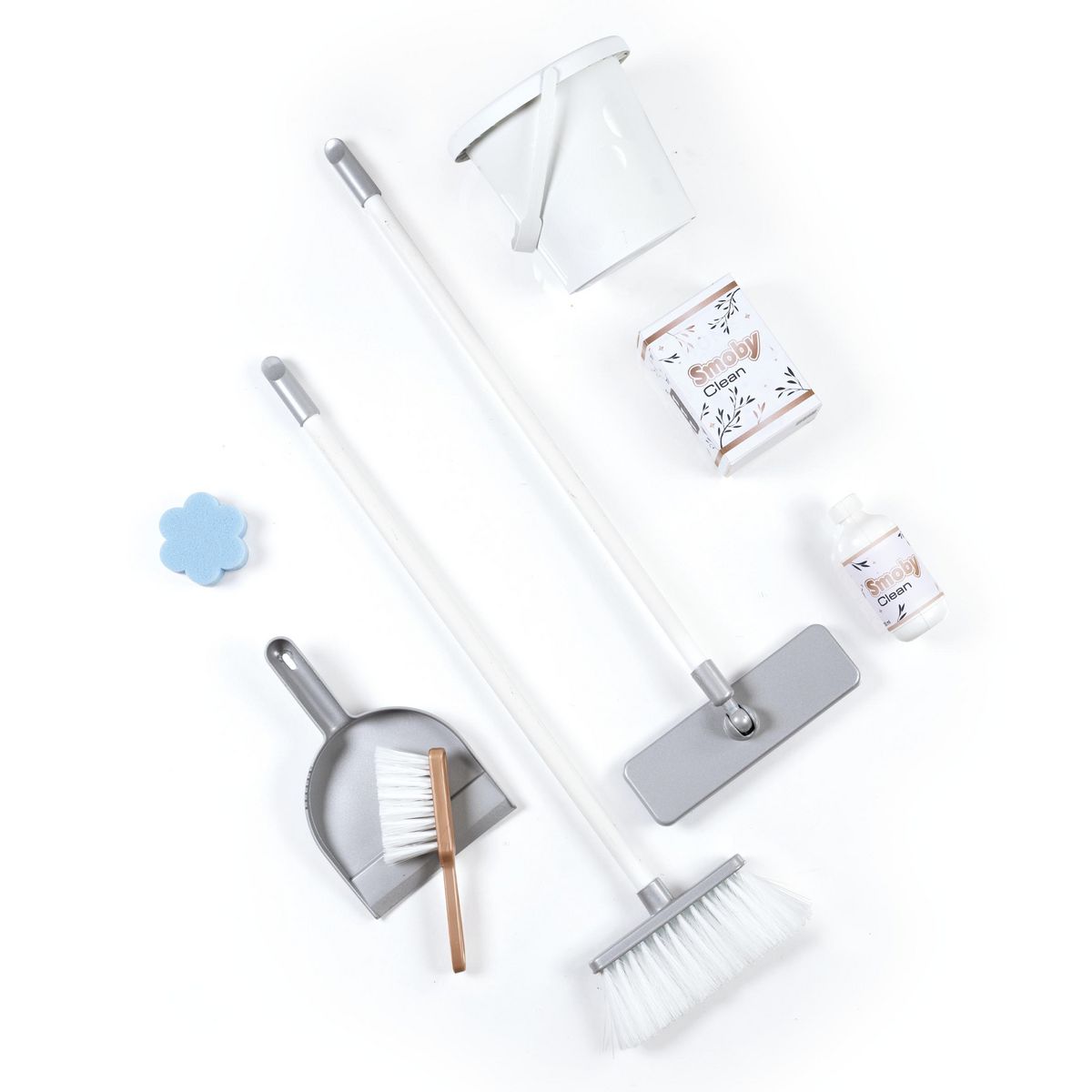 SMOBY Chariot de ménage avec aspirateur Rowenta