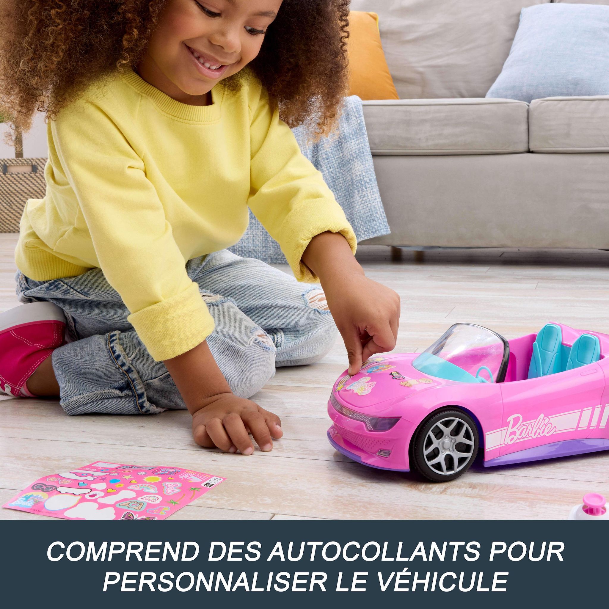 Voir la diapositive 2 : BARBIE Cabriolet Rose Radiocommandé Barbie