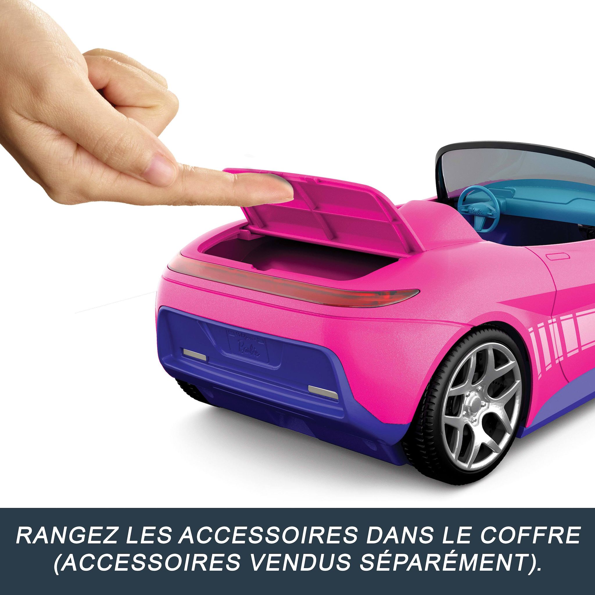 Voir la diapositive 3 : BARBIE Cabriolet Rose Radiocommandé Barbie