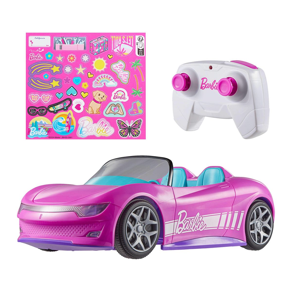 BARBIE Cabriolet Rose Radiocommandé Barbie