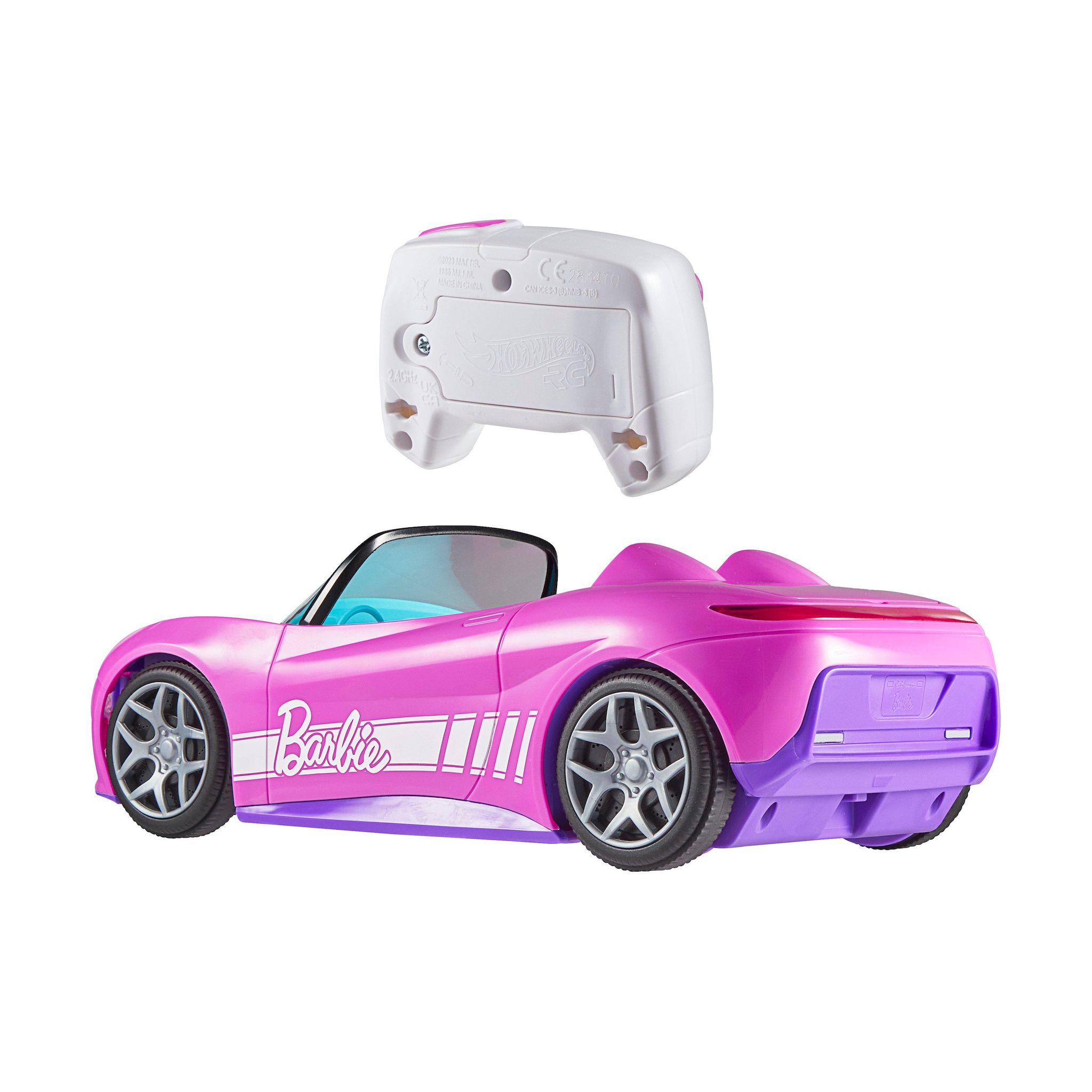 Voir la diapositive 7 : BARBIE Cabriolet Rose Radiocommandé Barbie
