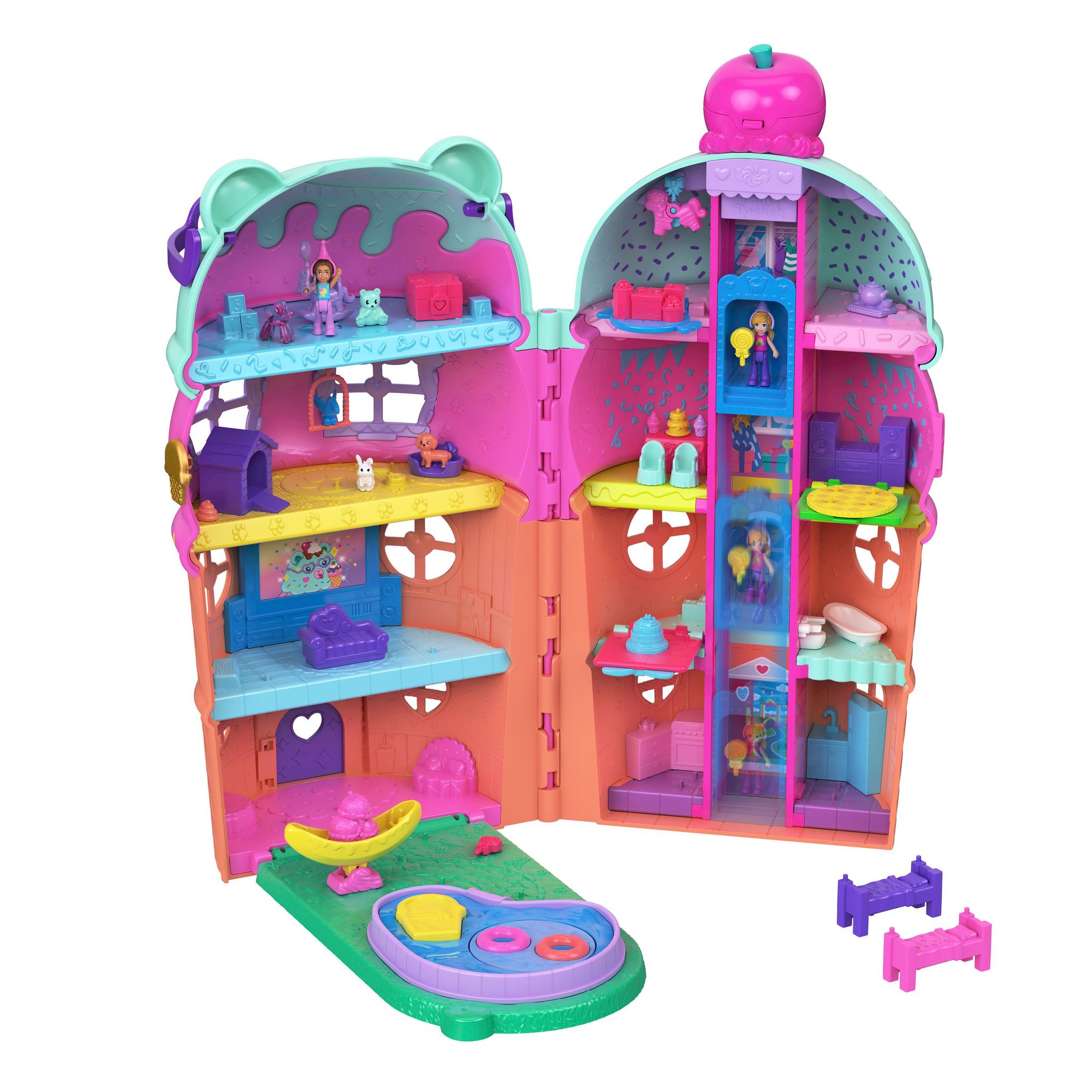Voir la diapositive 15 : MATTEL Maison Polly Pocket - Cornet de glace