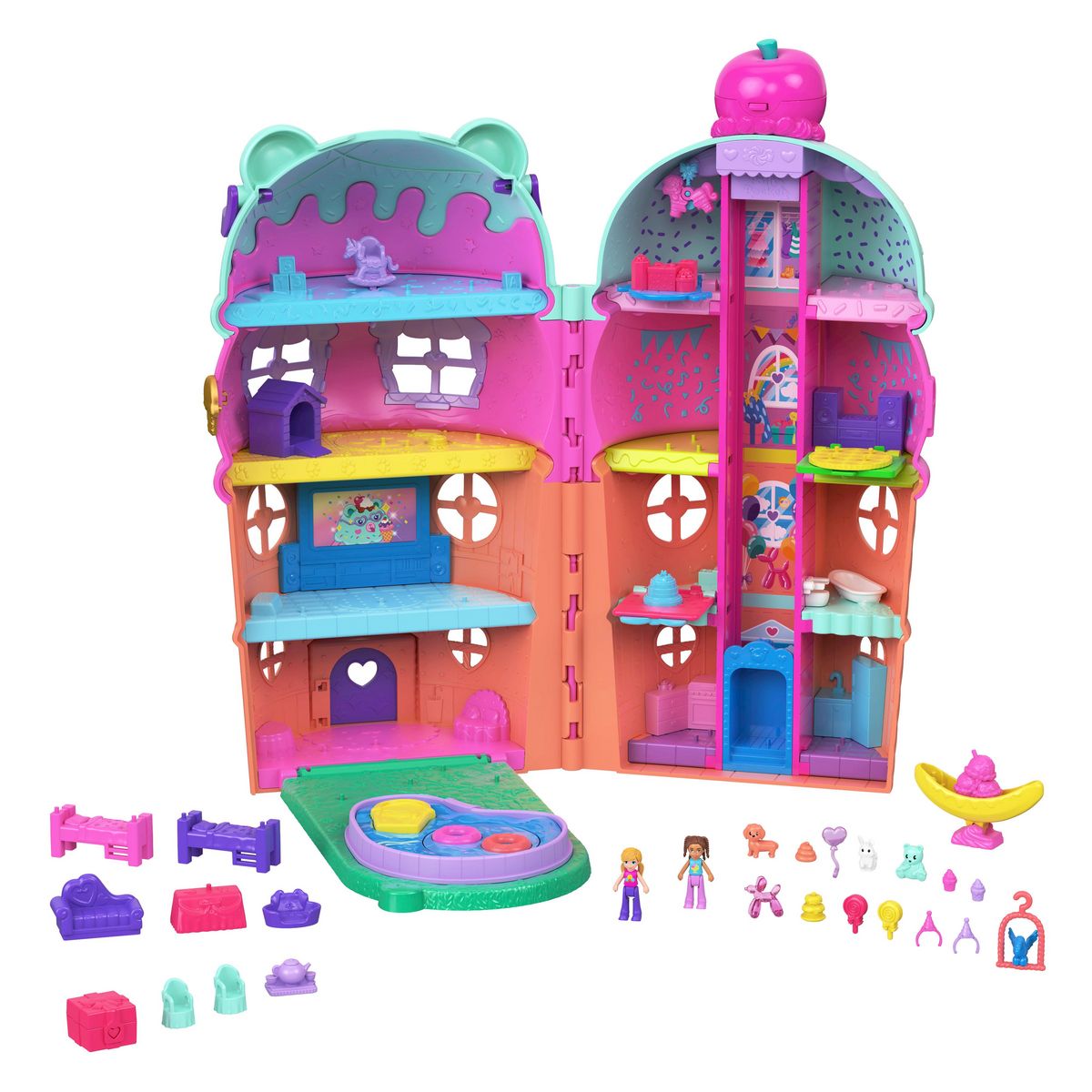 MATTEL Maison Polly Pocket - Cornet de glace