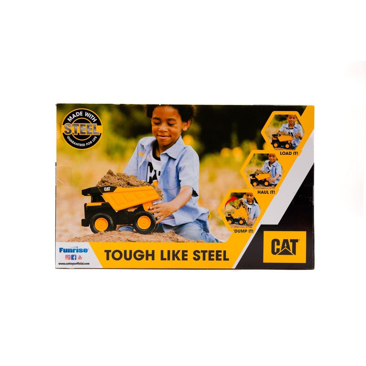 CAT Camion à Benne basculante jaune