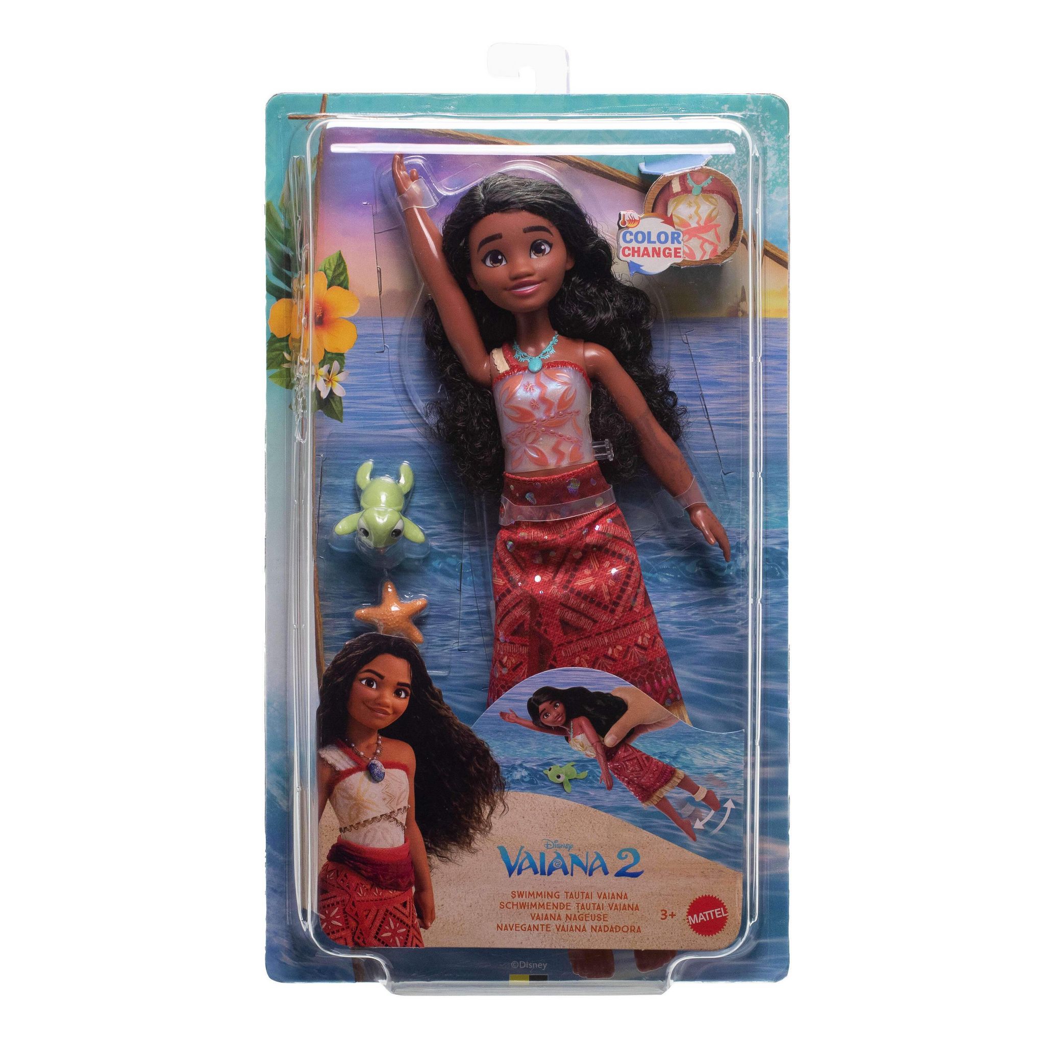 MATTEL Poupée Disney Princesse Vaiana Nageuse