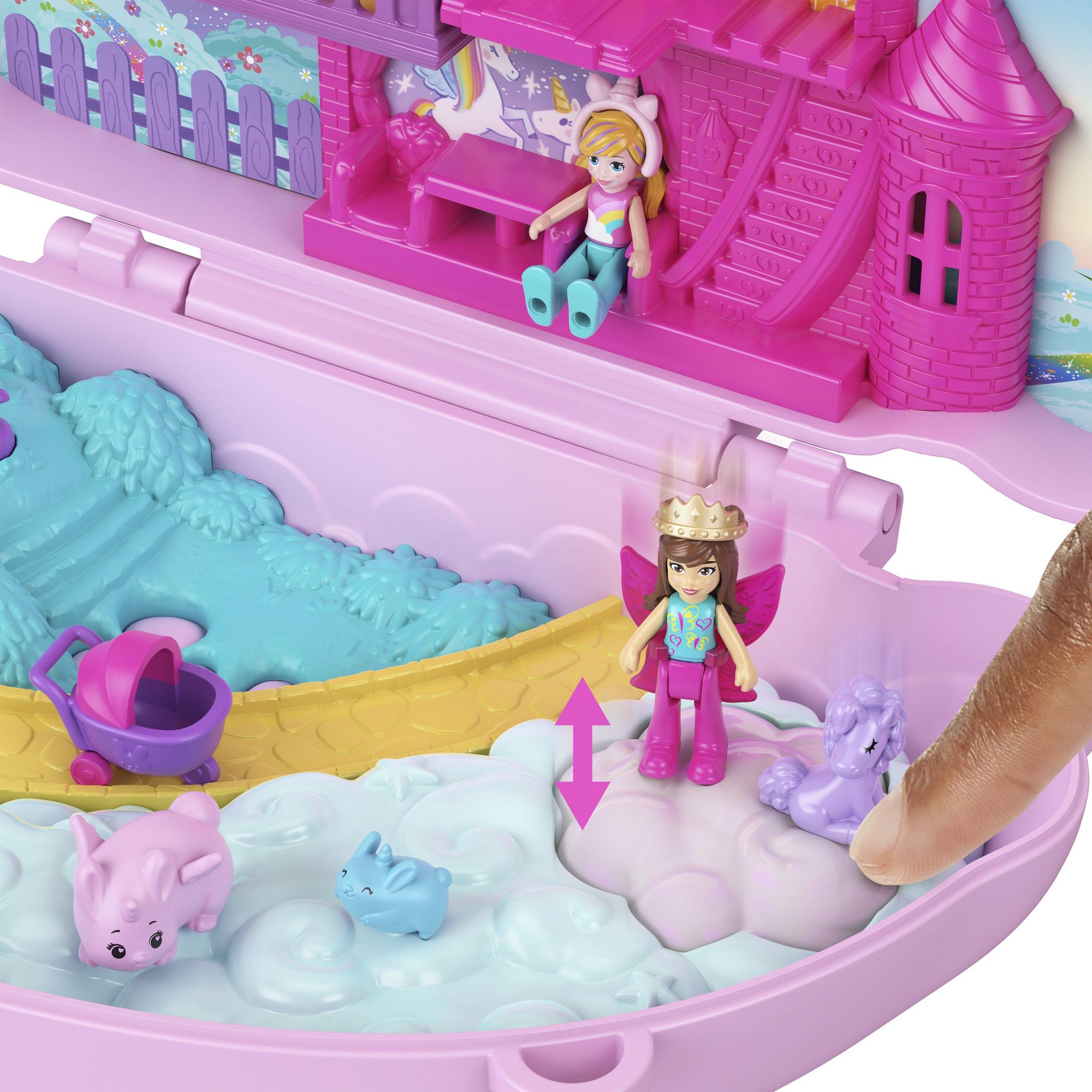 Voir la diapositive 12 : MATTEL Sac Suprise Lapin Licorne PollyPocket