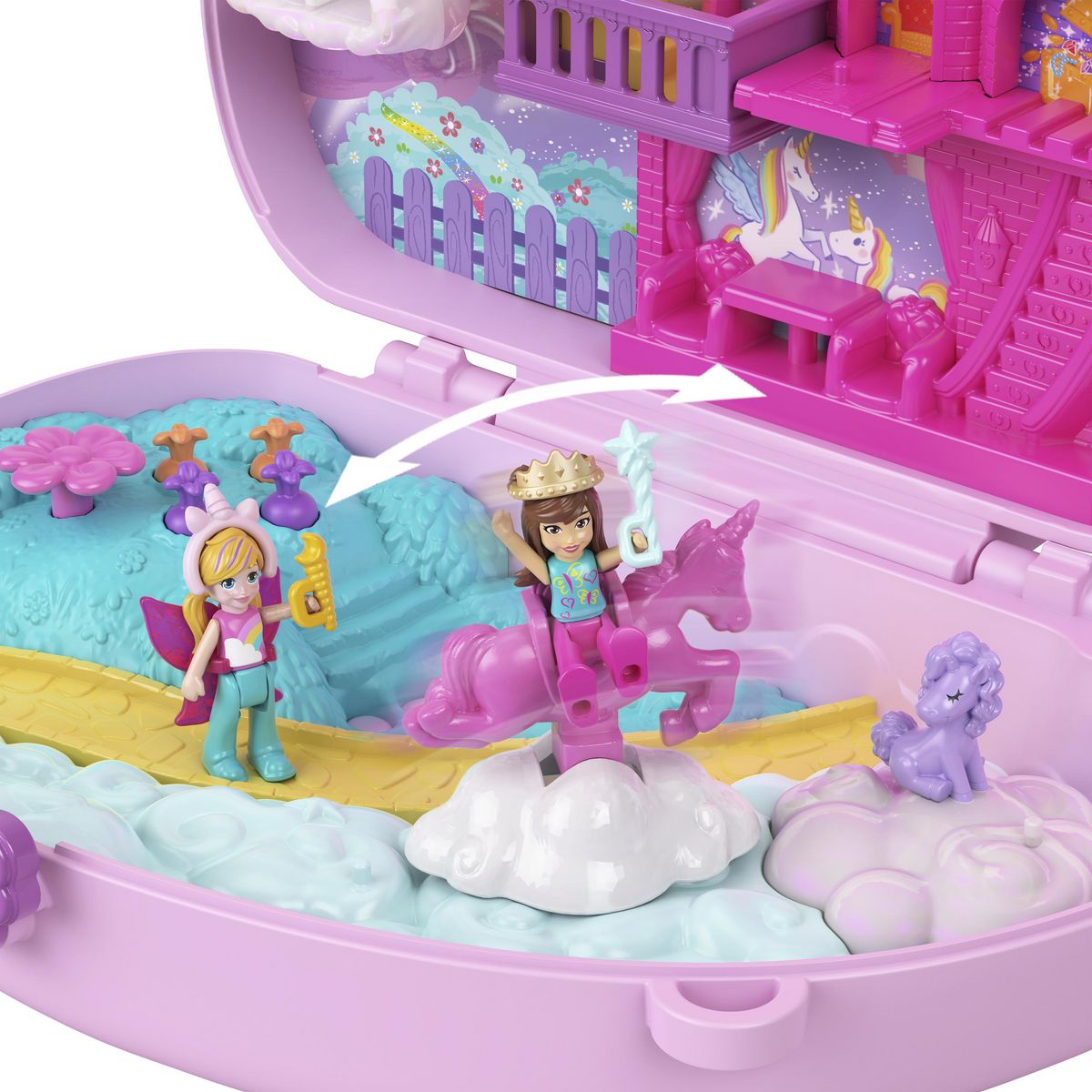 MATTEL Sac Suprise Lapin Licorne PollyPocket