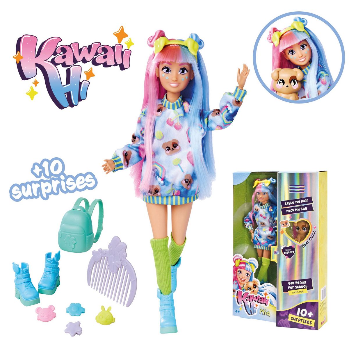 Kawaii Hi Poupée Mia 26 cm