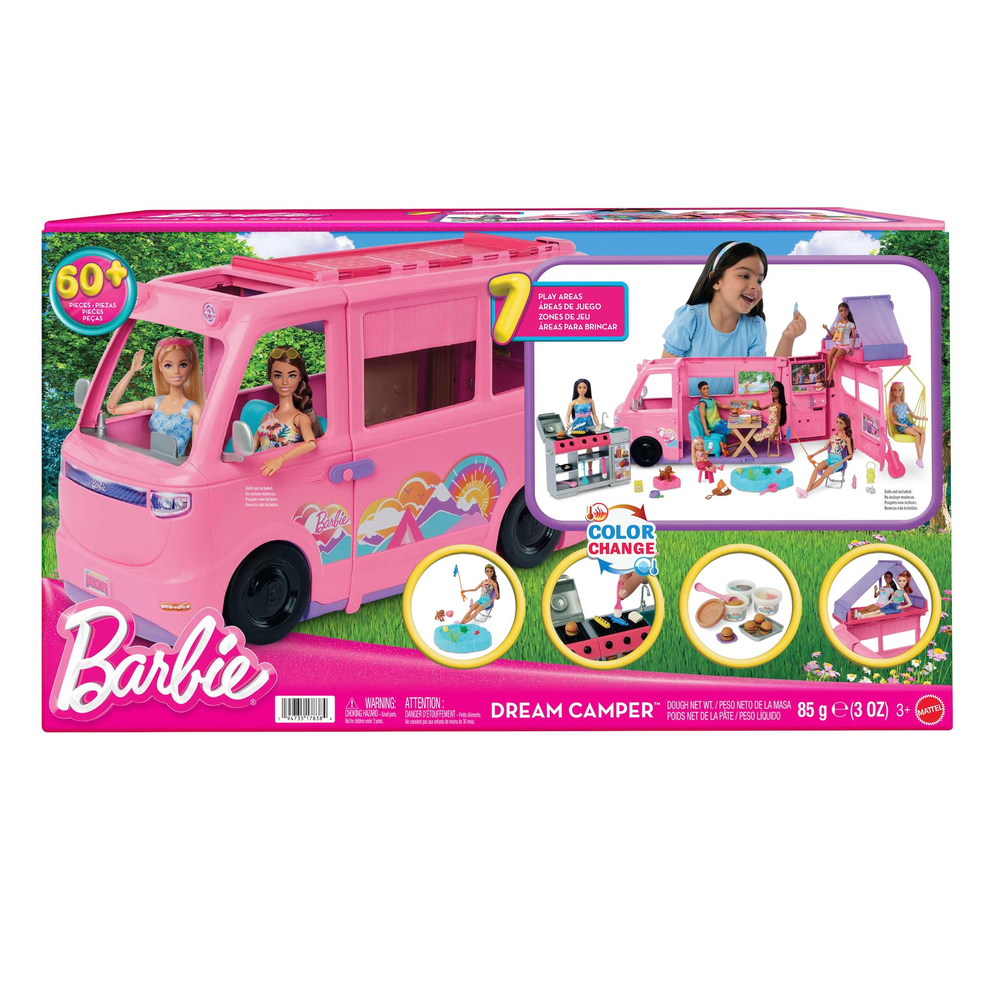 MATTEL Camping Car de rêve Barbie