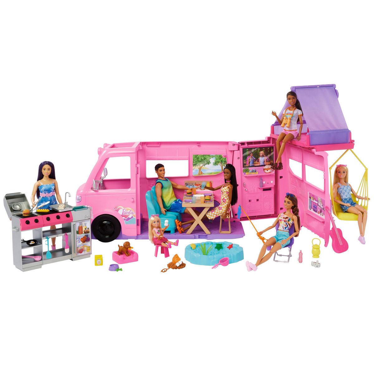 MATTEL Camping Car de rêve Barbie