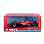 BBURAGO Voiture Ferrari SF24 + Casque Charles Leclerc