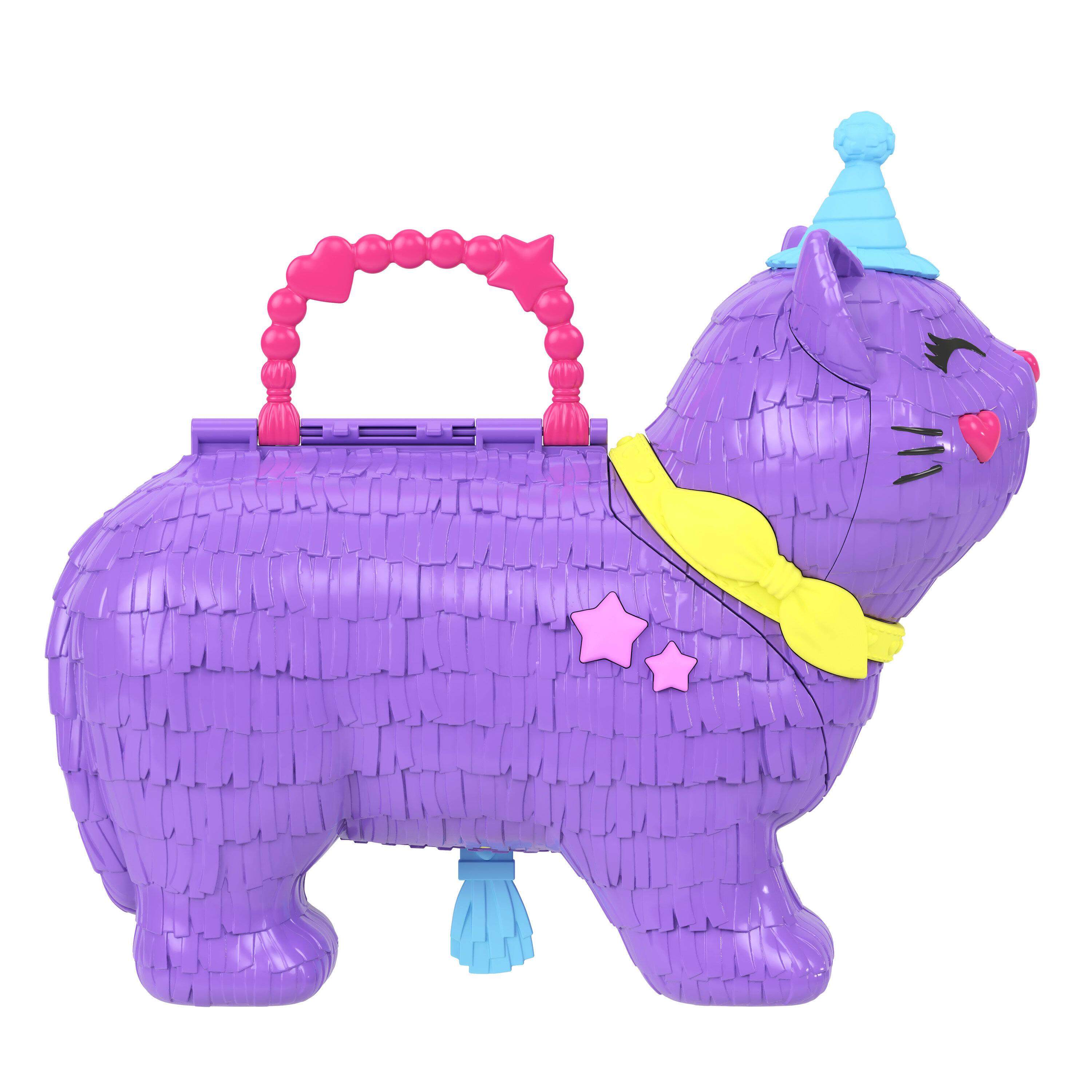 Voir la diapositive 4 : MATTEL Coffret Piñata Chaton Festif avec accessoires Polly Pocket