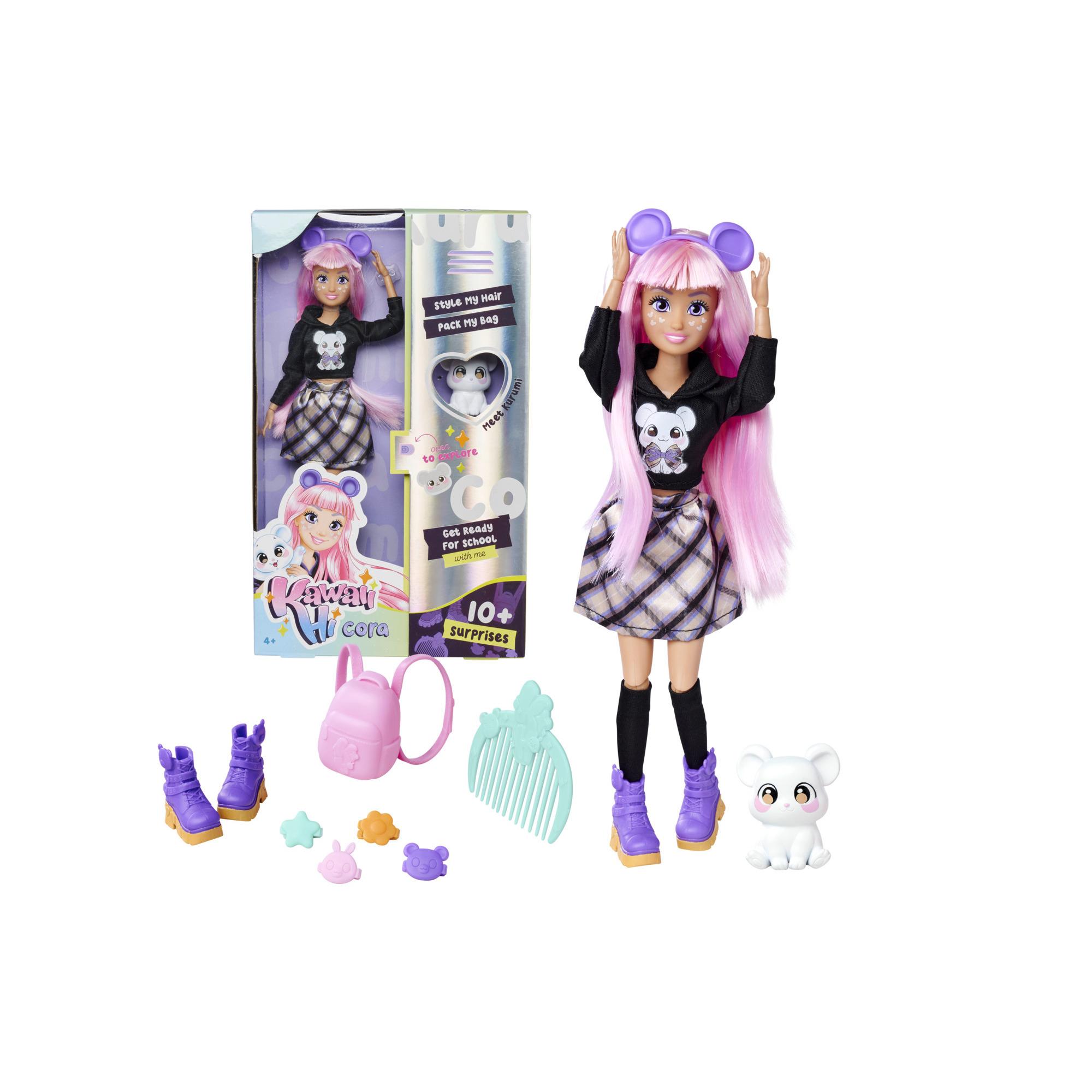 Voir la diapositive 2 : Kawaii Hi Poupée Cora 26 cm