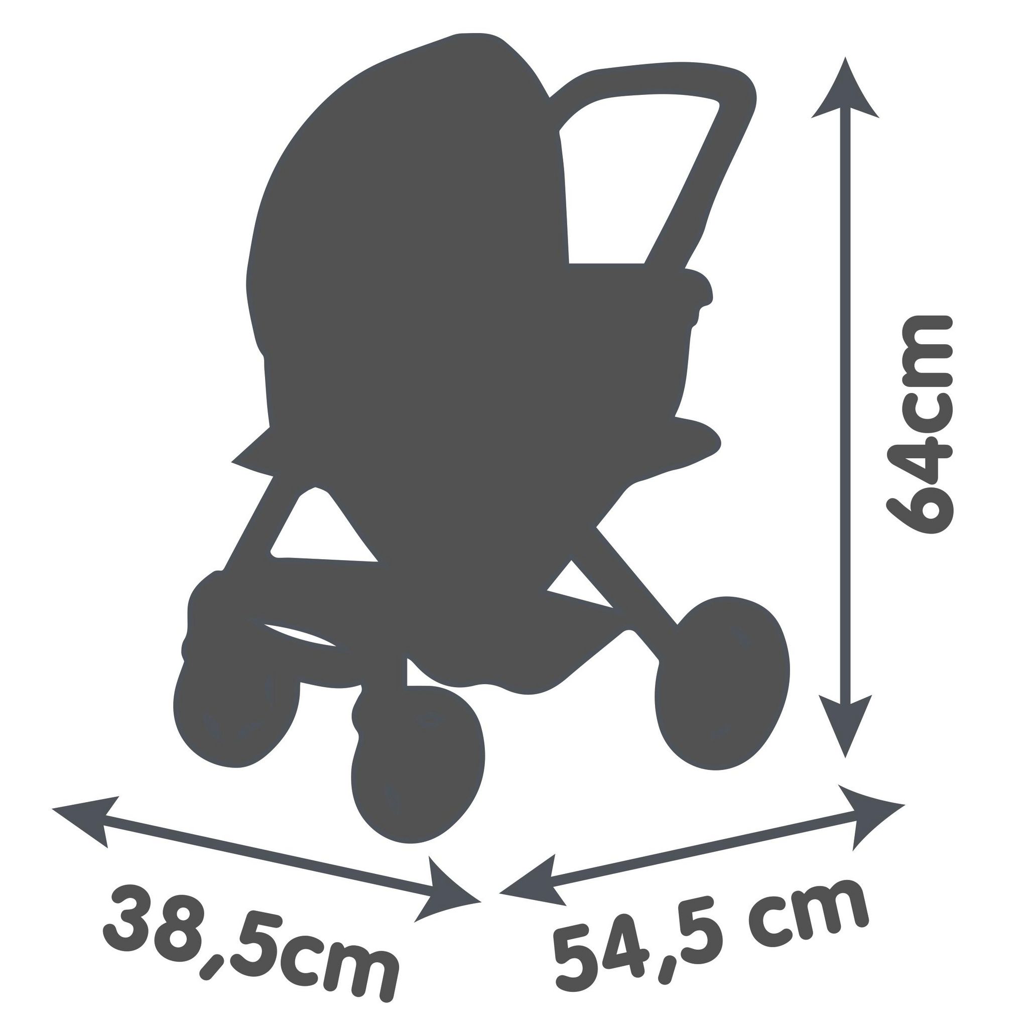 Voir la diapositive 5 : SMOBY Ensemble Maxi Cosy, Poussette et Landau - Rose