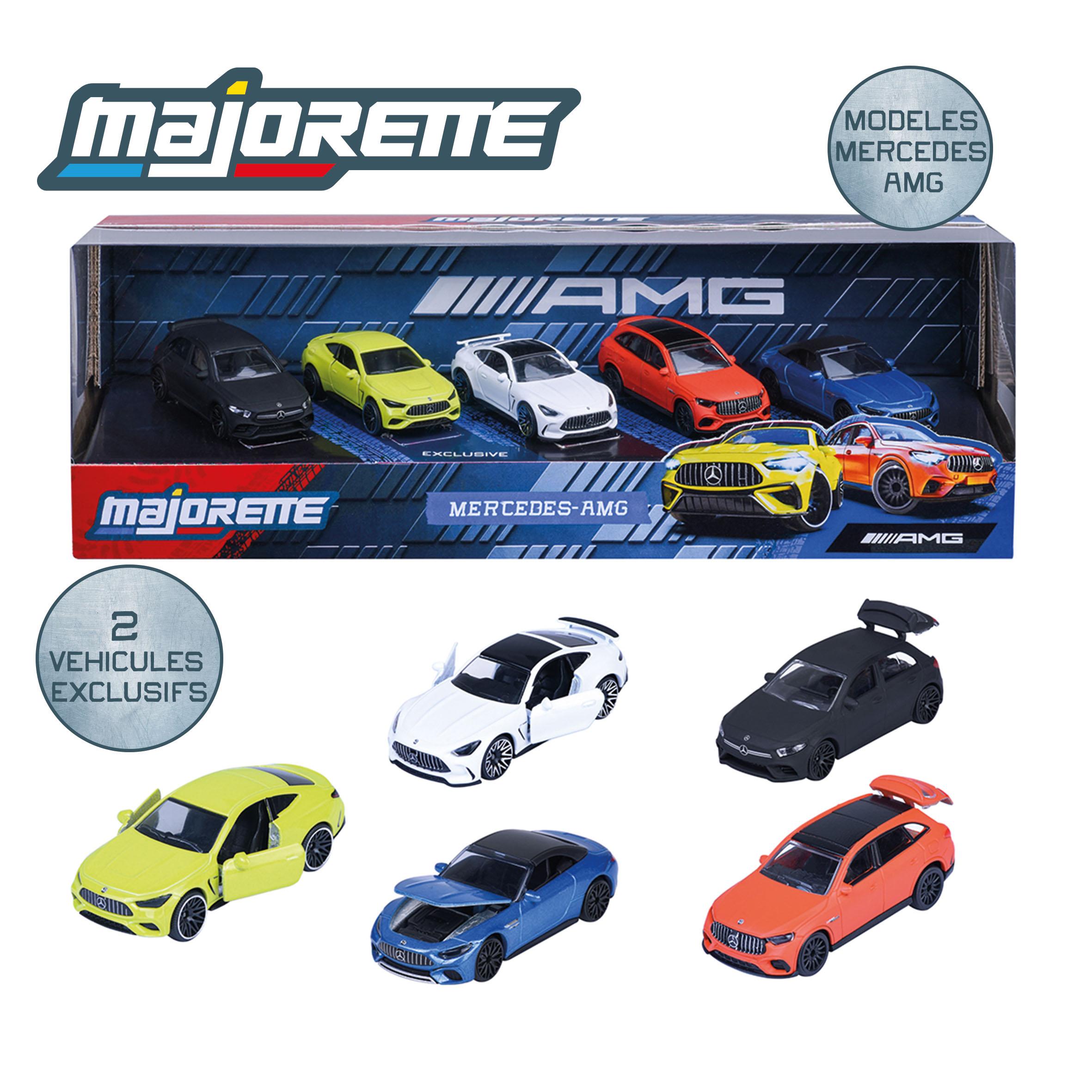 Voir la diapositive 2 : SMOBY Coffret x5 Mercedes AMG Majorette