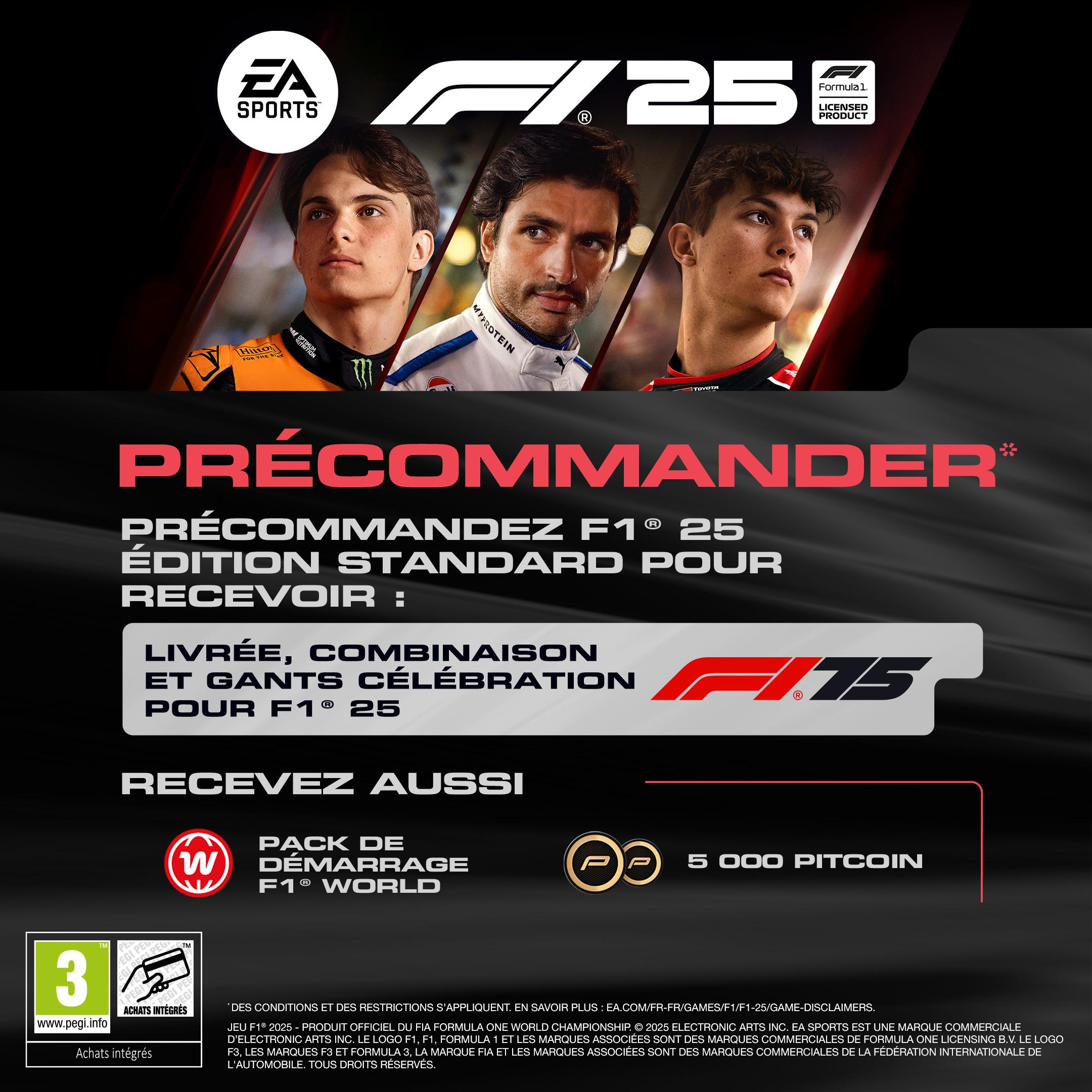 Voir la diapositive 6 : F1 25 Xbox Series X
