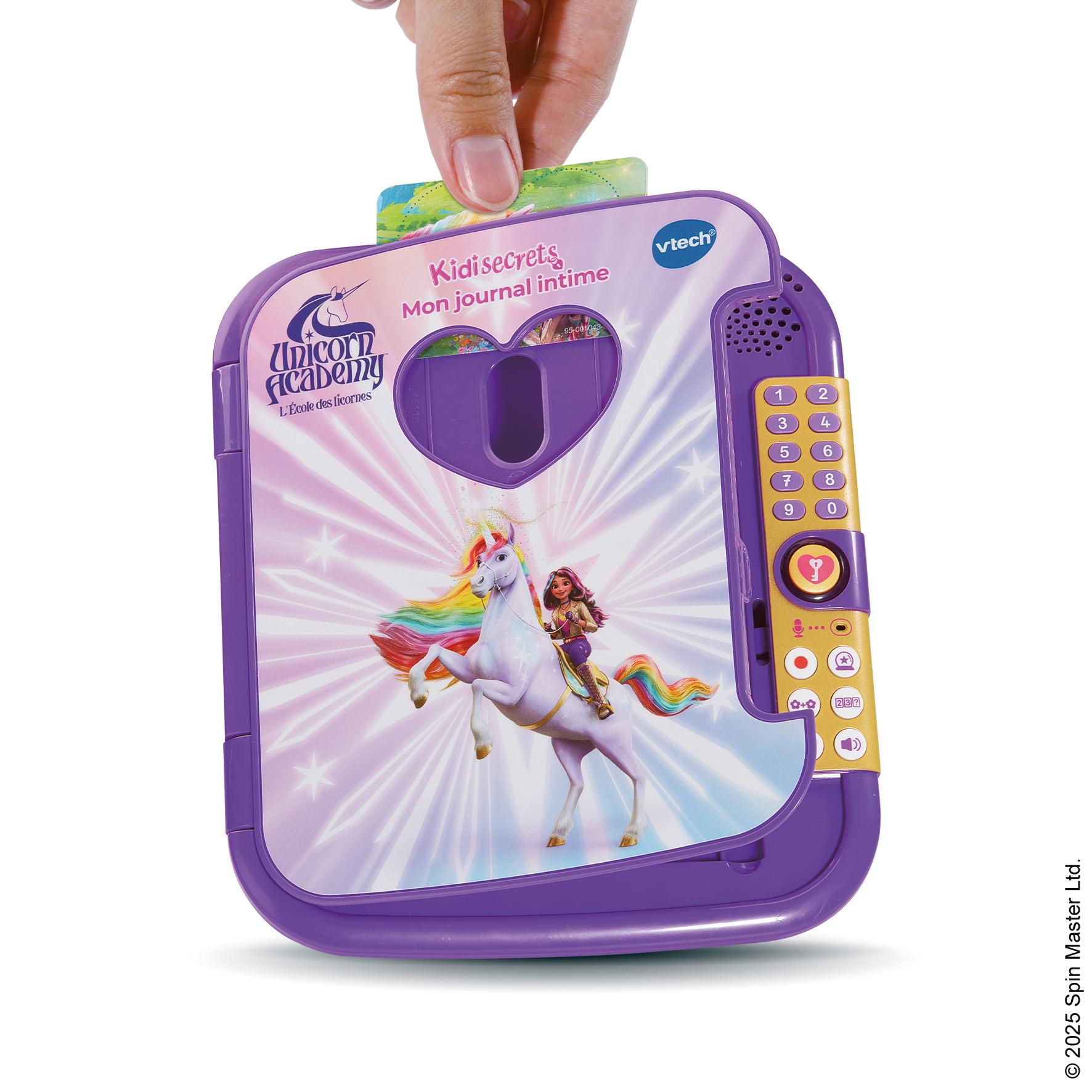 Voir la diapositive 3 : VTECH KidSecret, mon journal intime - L'école des Licornes