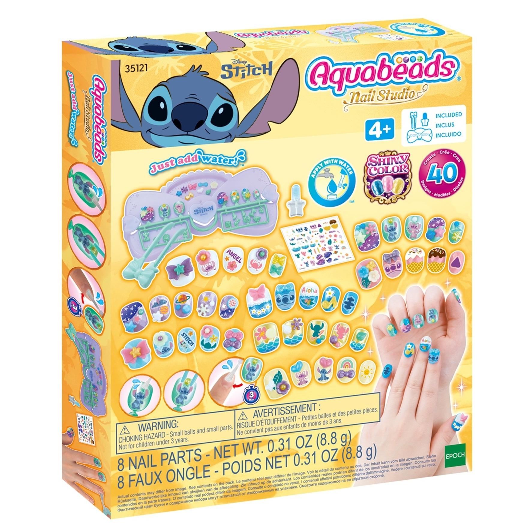 Voir la diapositive 2 : AQUABEADS Kit Manucure Stitch - Aquabeads